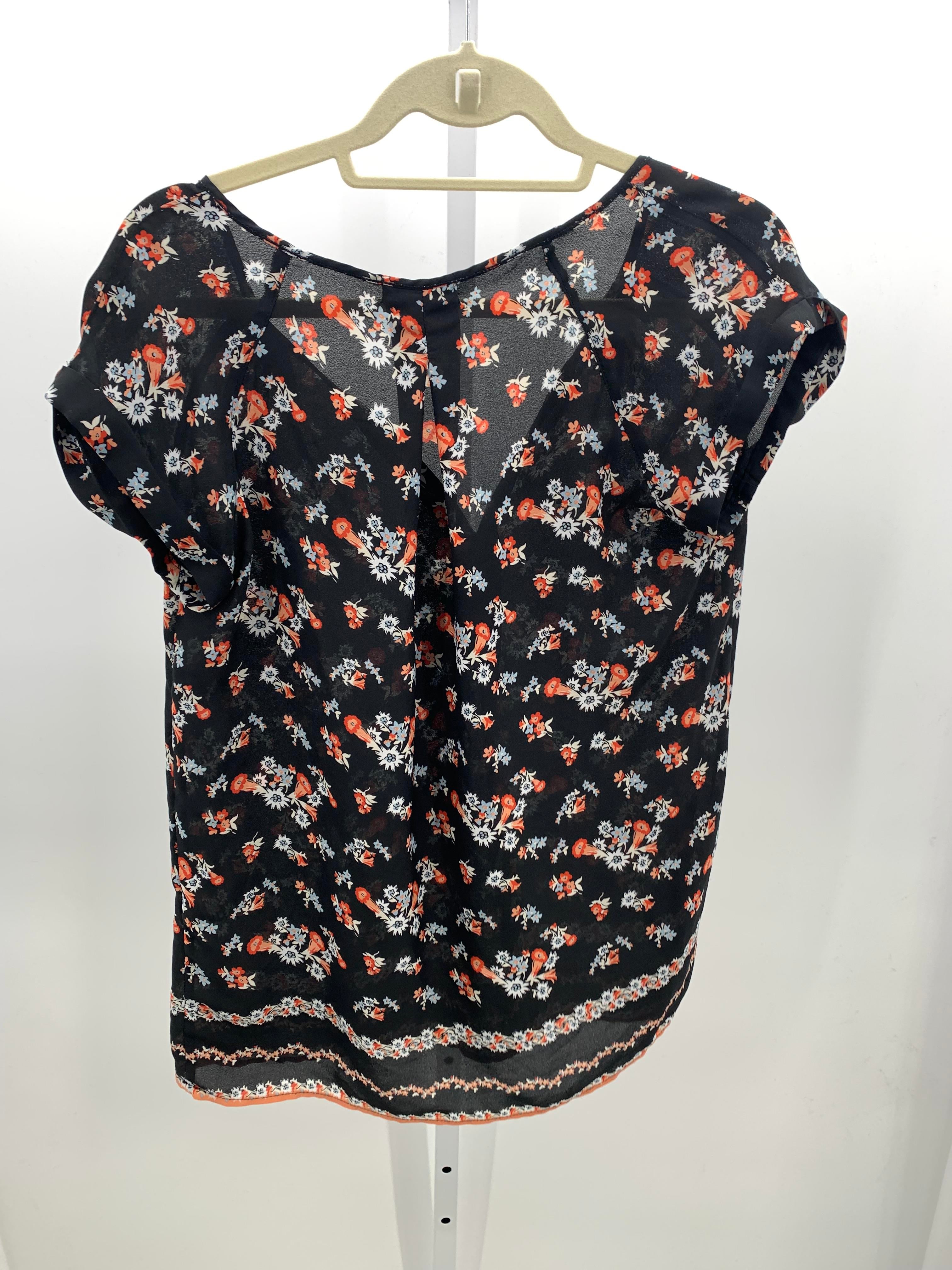 Max Studio Size X Small Misses Short Sleeve Shirt
