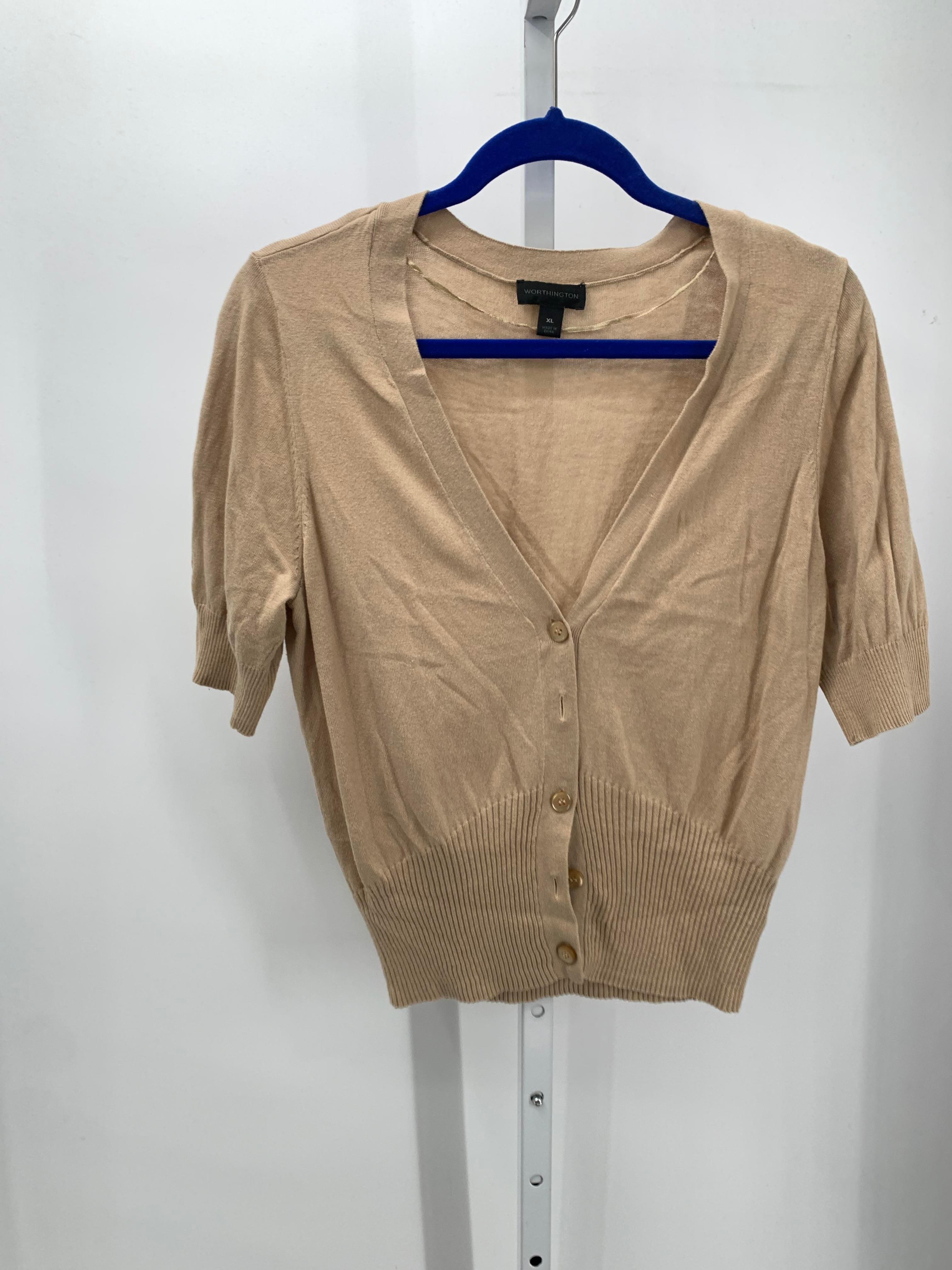 Worthington Size Extra Large Misses Short Slv Sweater