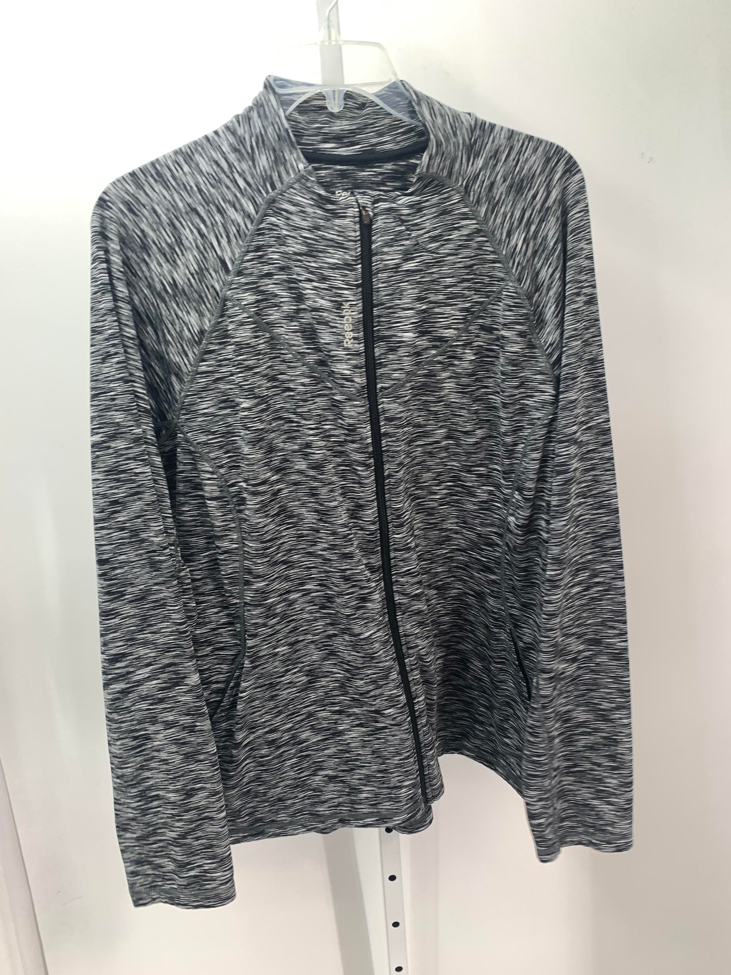 Reebok Size 3X Womens Sweat Jacket
