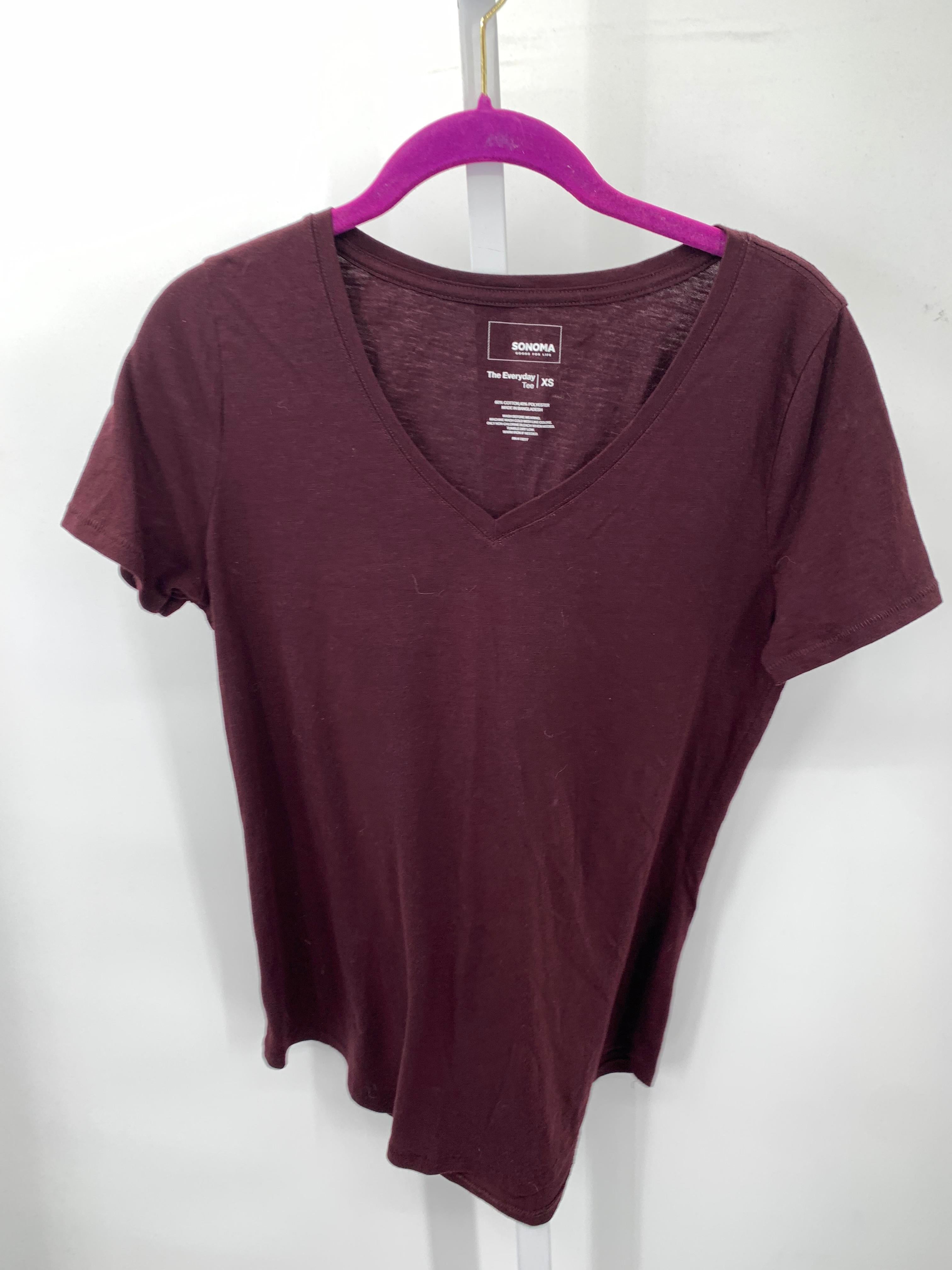 Sonoma Size X Small Misses Short Sleeve Shirt