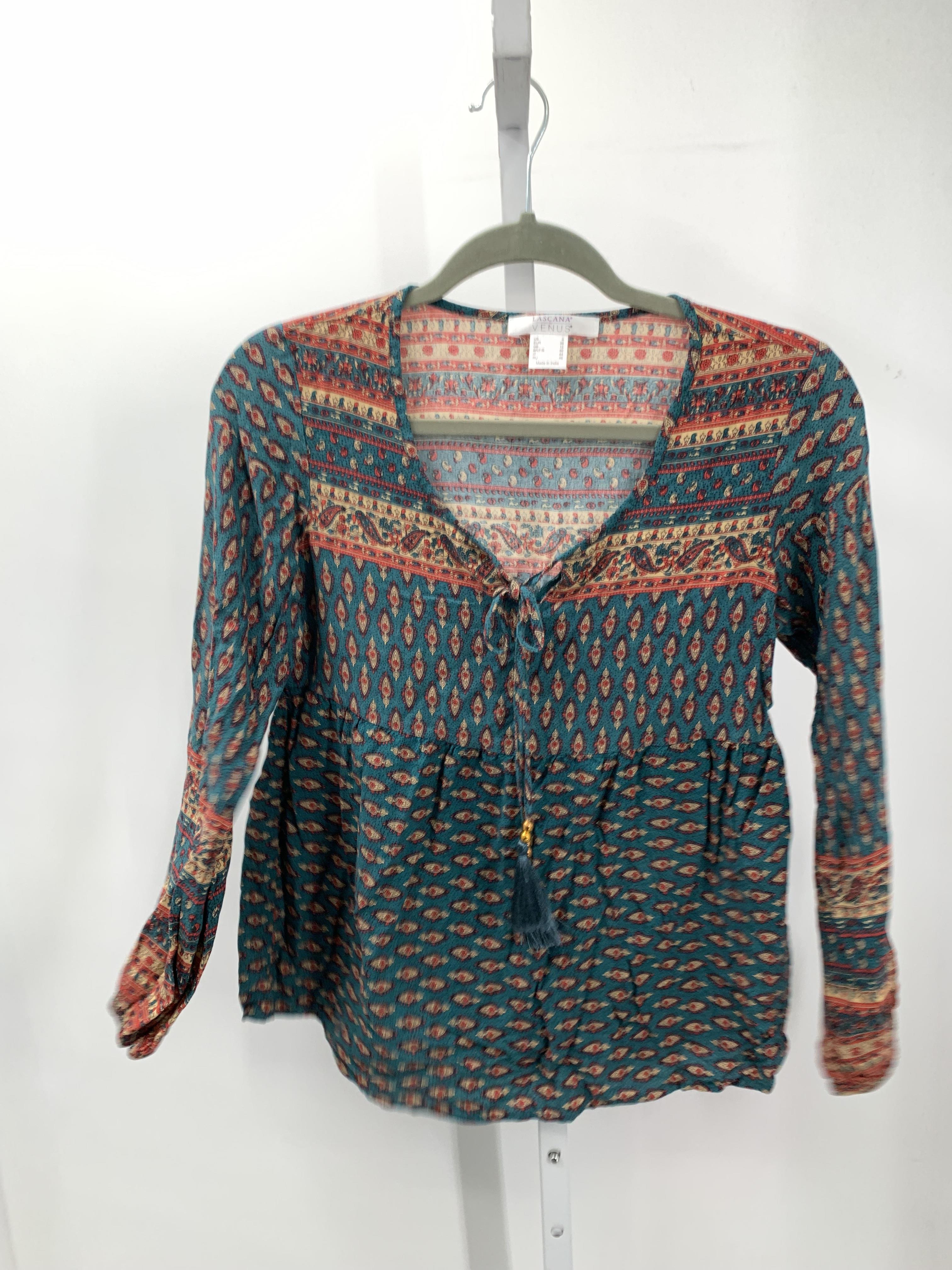 Venus Size Small Juniors Long Sleeve Shirt