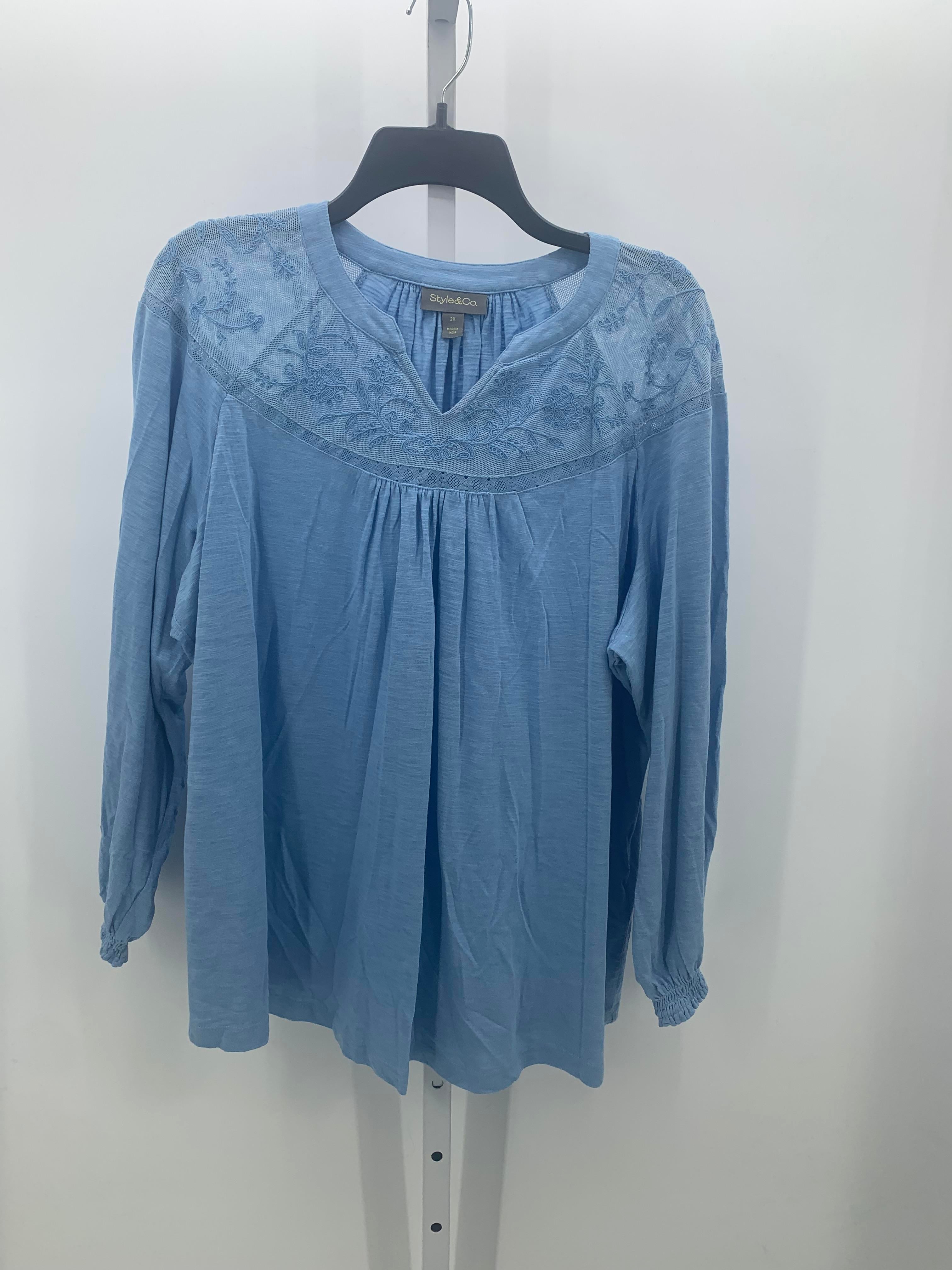 Style & Co. Size 2X Womens Long Sleeve Shirt