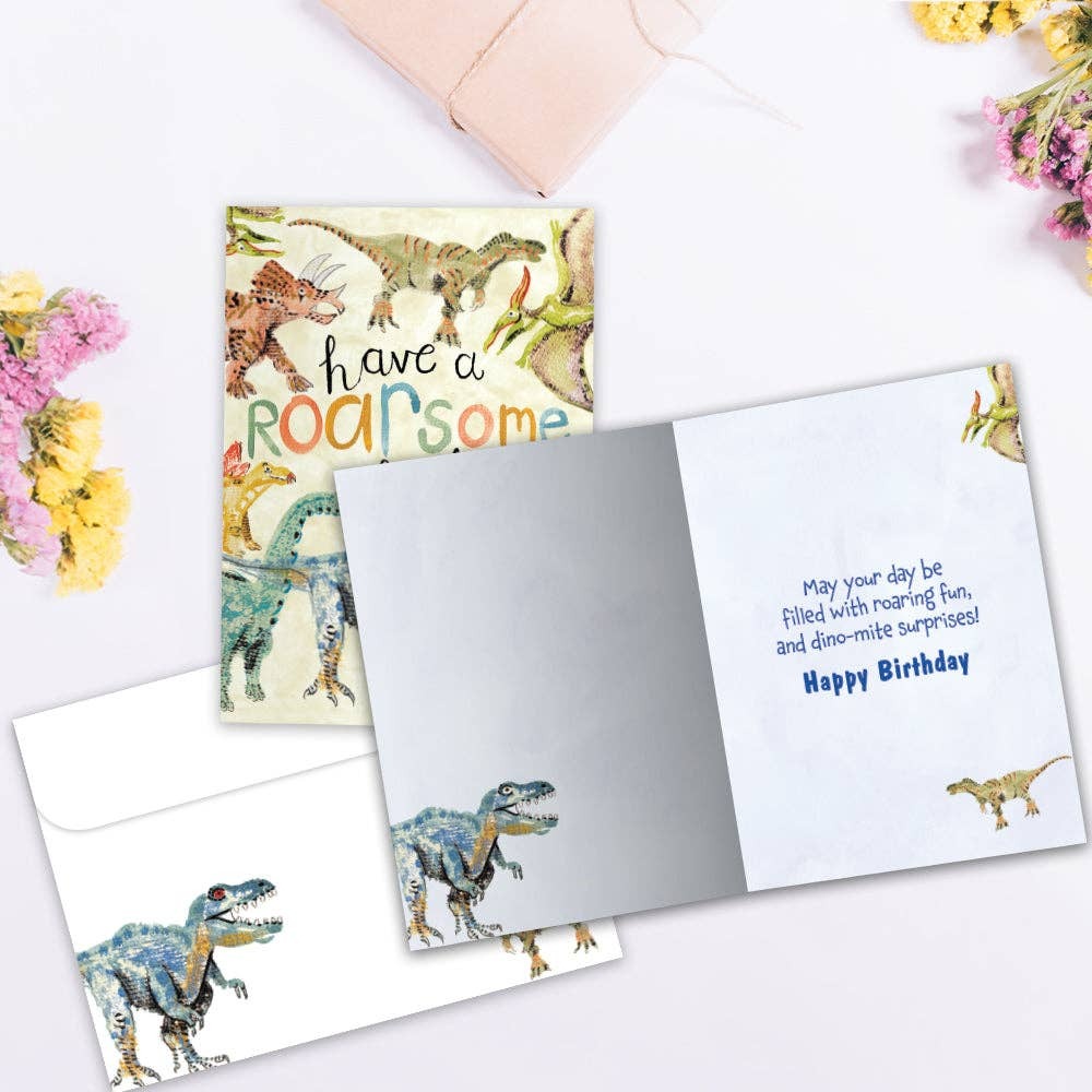Roarsome Dinosaurs, Birthday Card