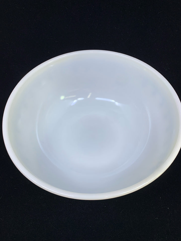 3PC VTG PYREX SNOWFLAKE GARLAND MIXING BOWLS.