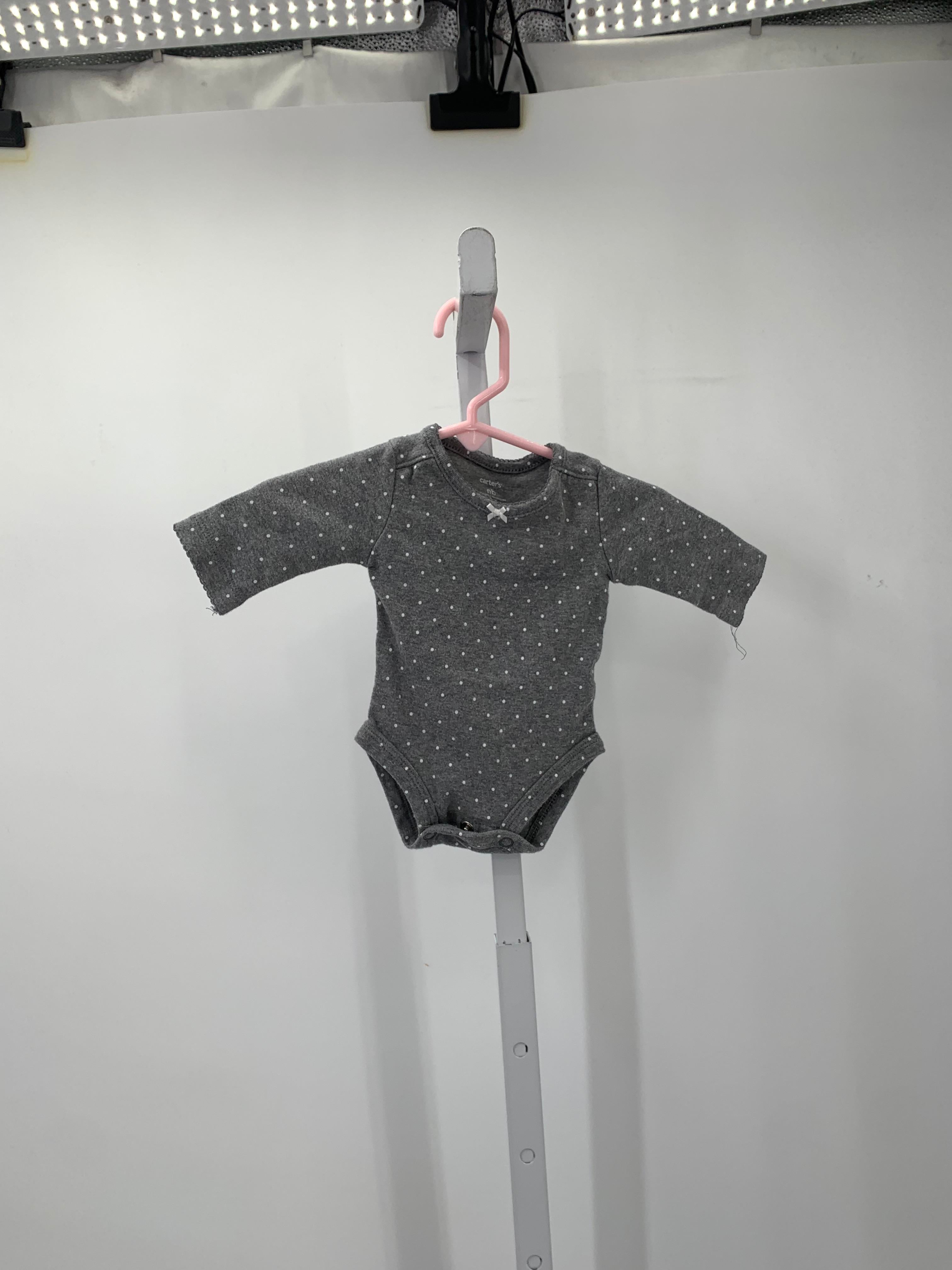 Carters Size Newborn Girls Long Sleeve Shirt