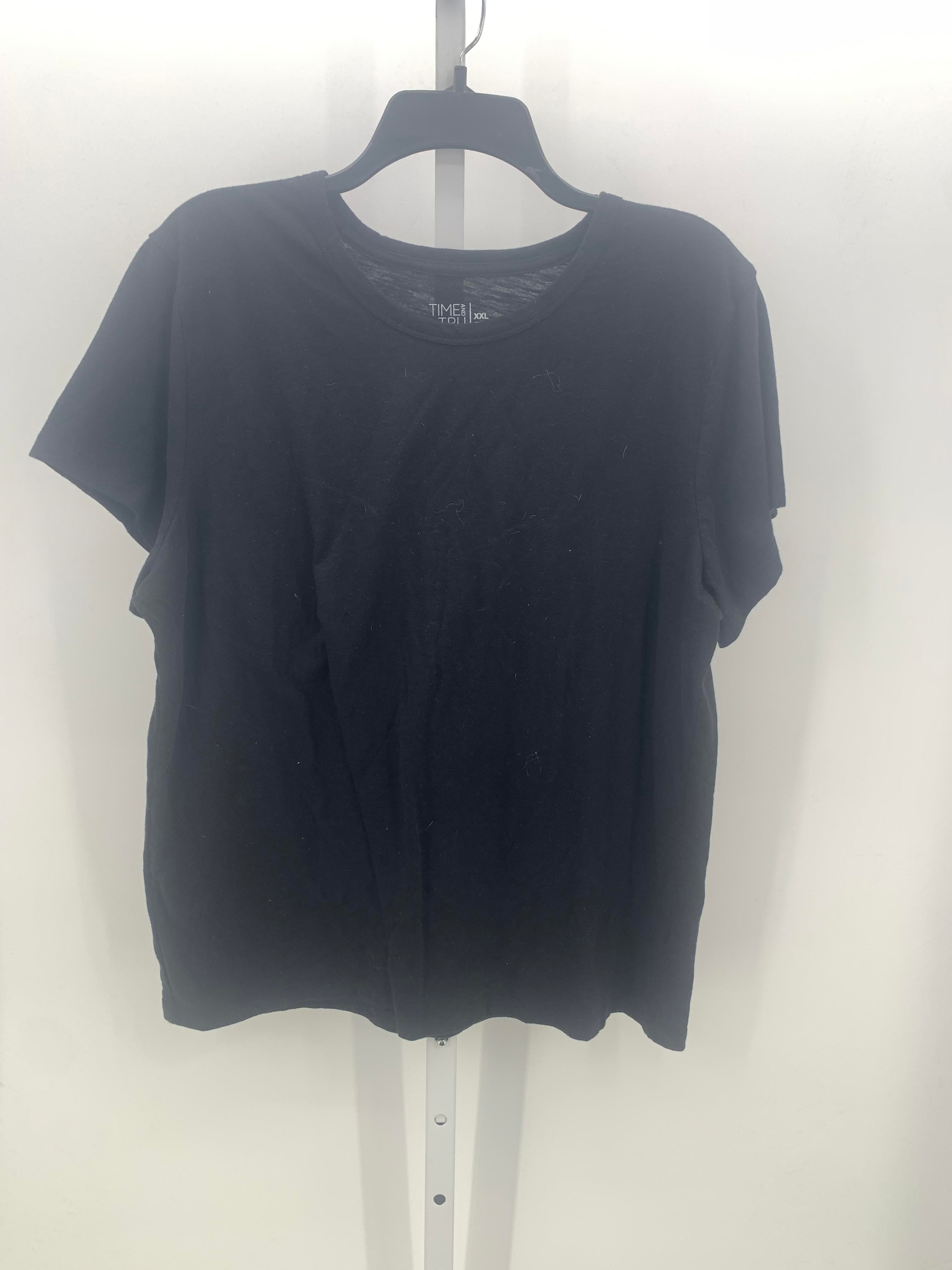Time and Tru Size XXL Misses Short Sleeve Shirt