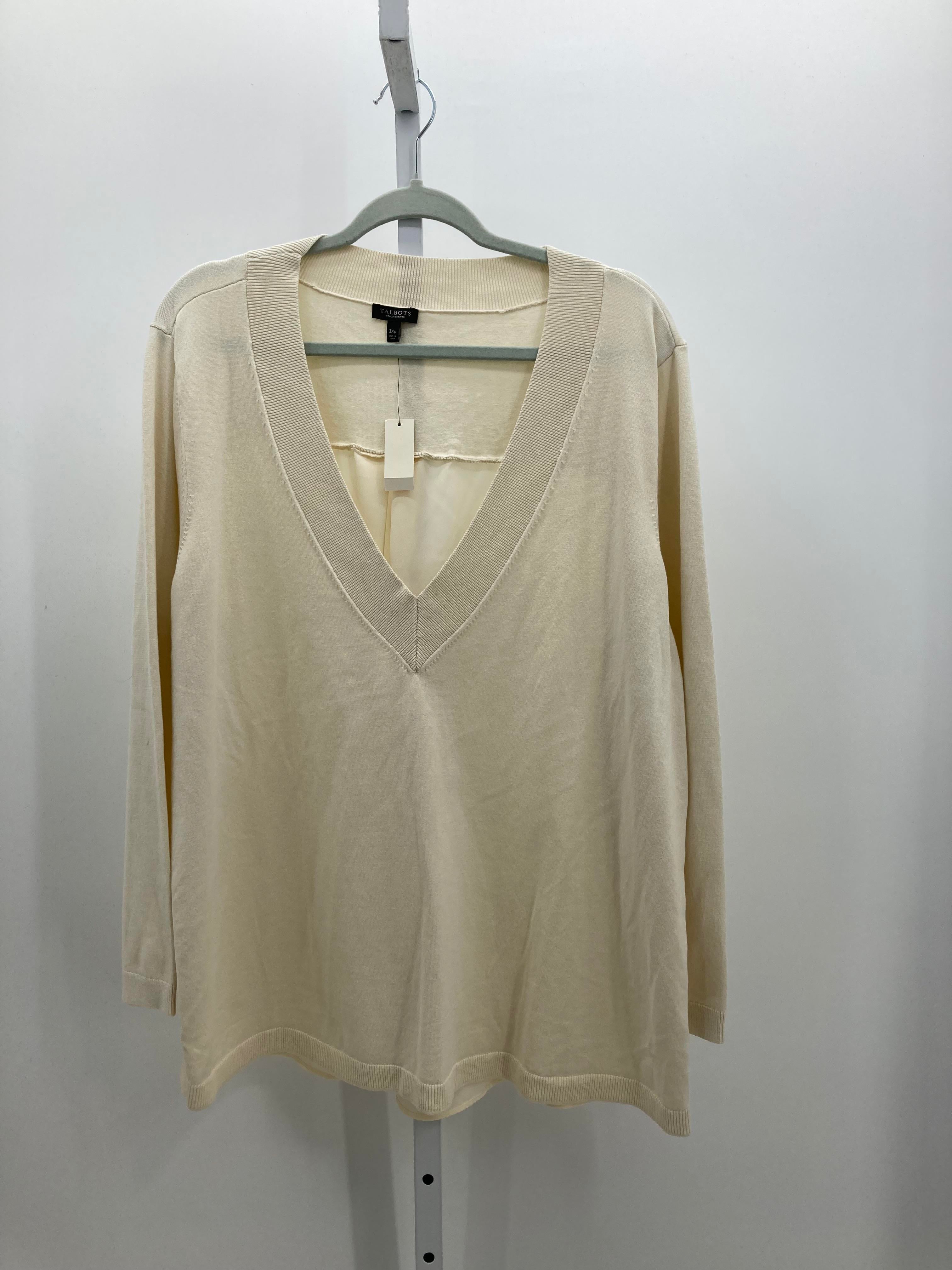 Talbots Size 3XP Womens Long Slv Sweater