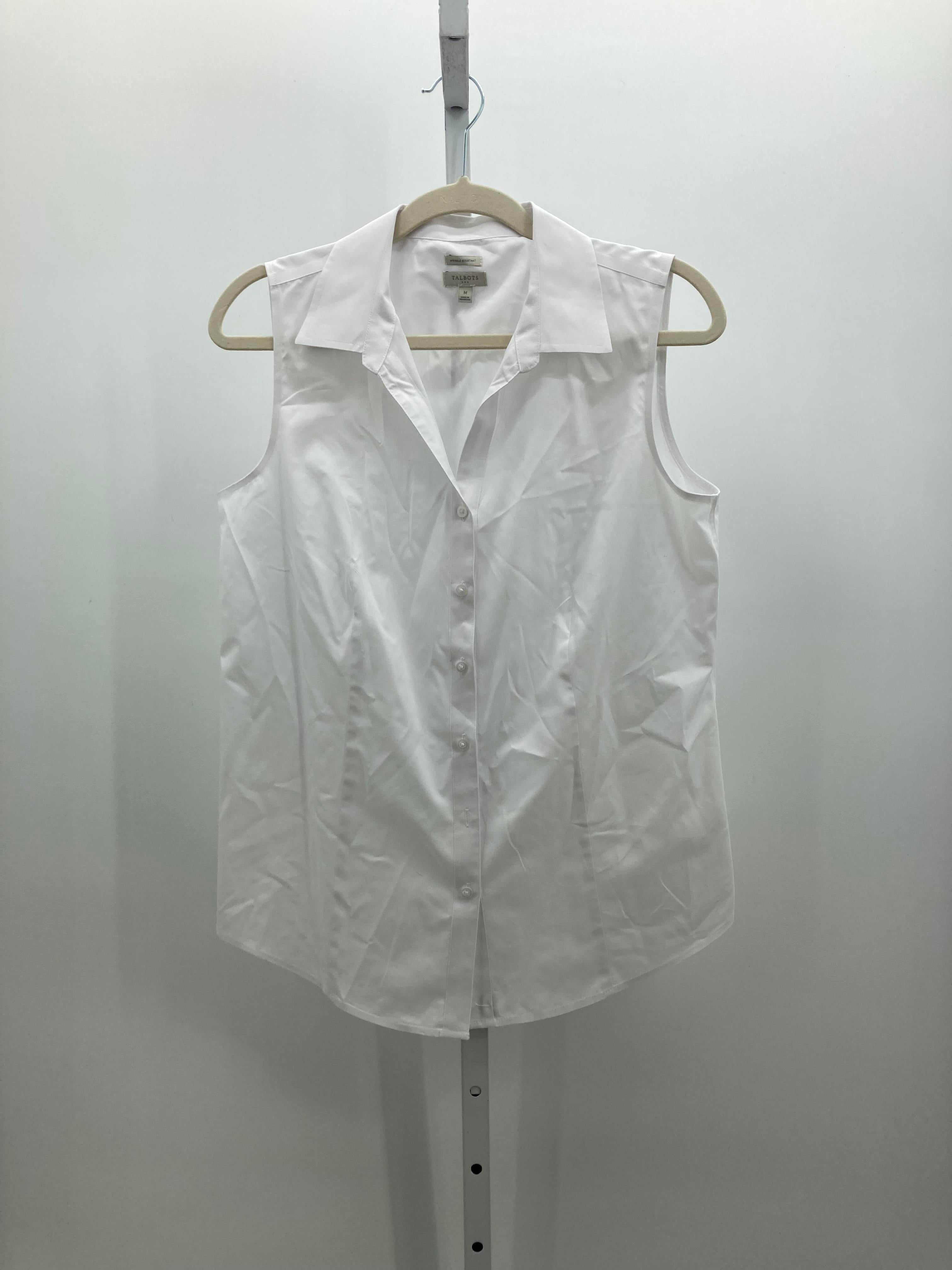 Talbots Size Medium Misses Sleeveless Shirt