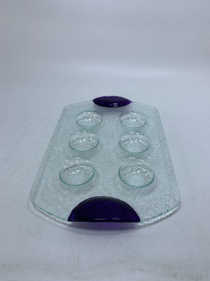 6 SLOT GLASS PAINT PALLET.