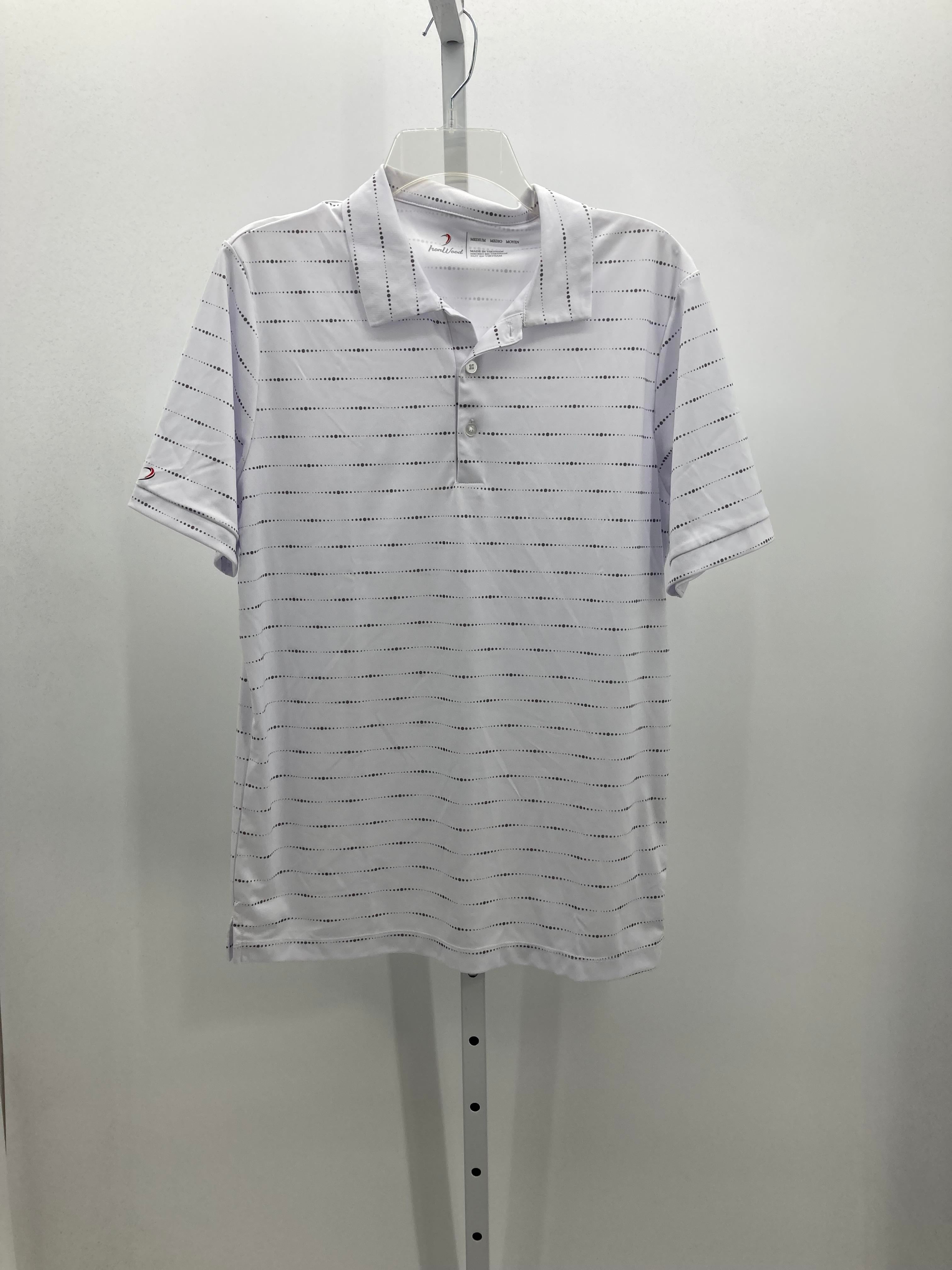 GREY DOTS POLO.