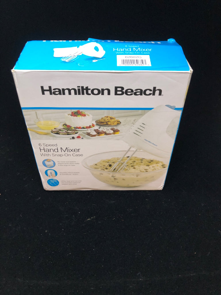 NIB HAND MIXER - HAMILTON BEACH.