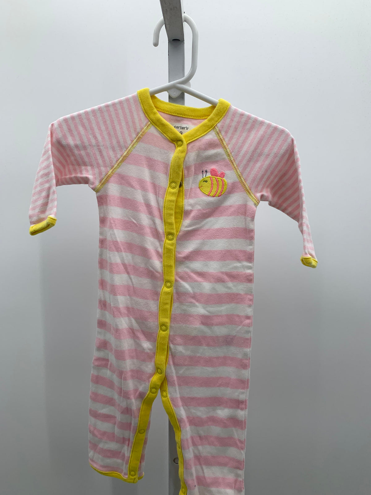 Carters Size 9 Months Girls Long Slv. Romper