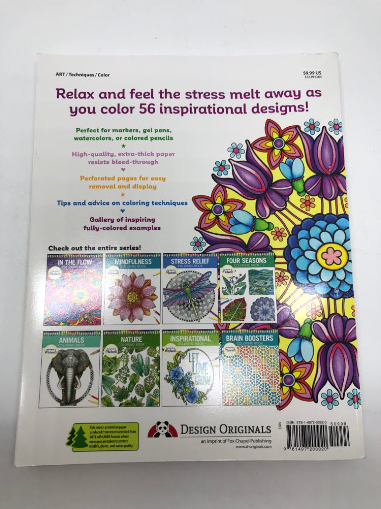 ART THERAPY COLORING BOOK.