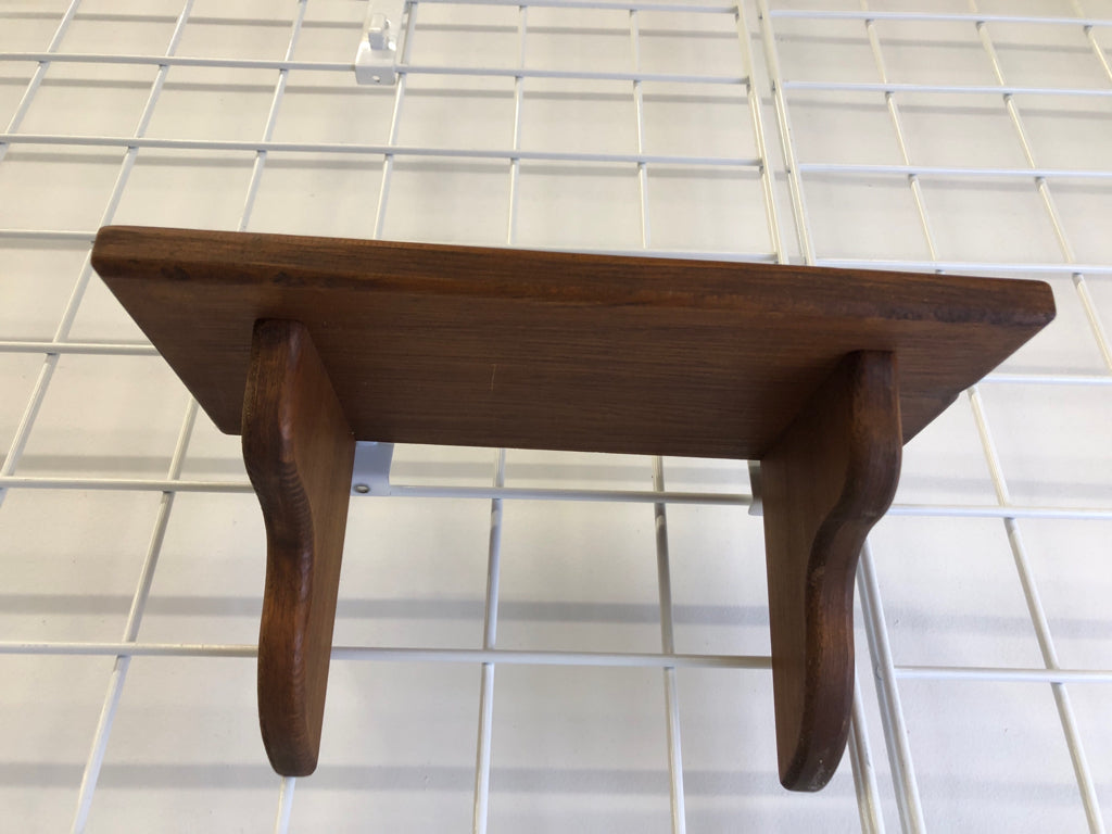 SMALL WOOD WALL SHELF.