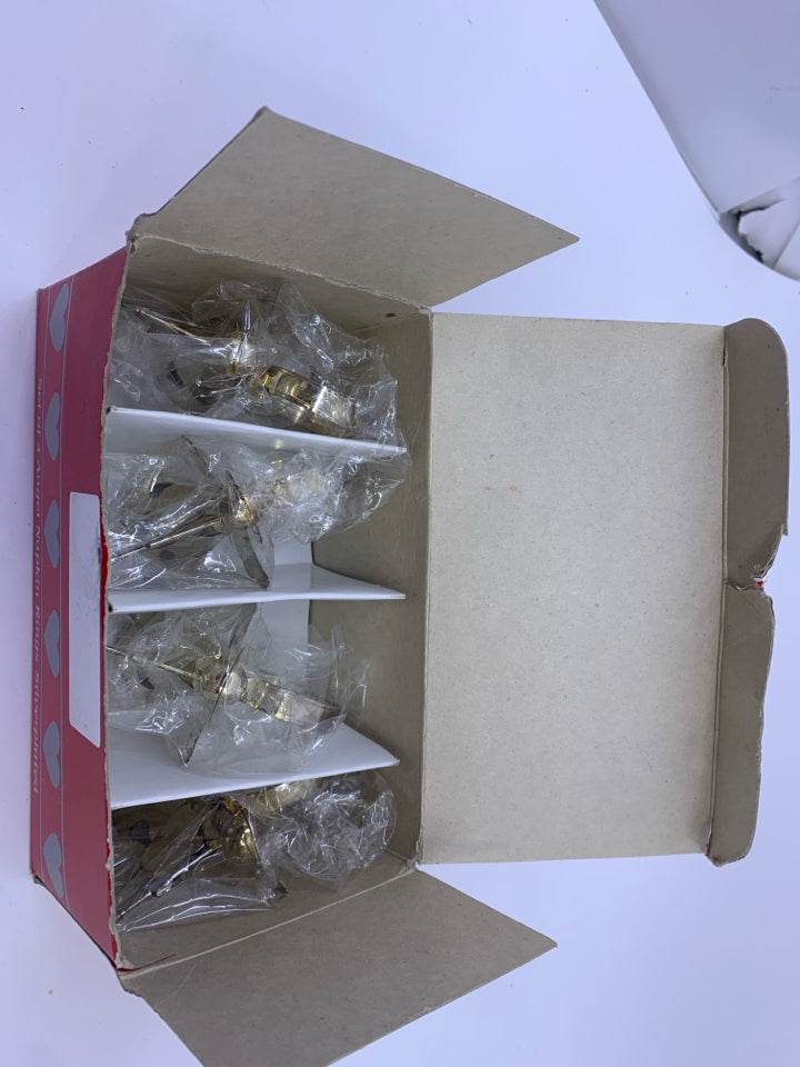 NIP 4 ANGEL NAPKIN RINGS SILVER PLATED