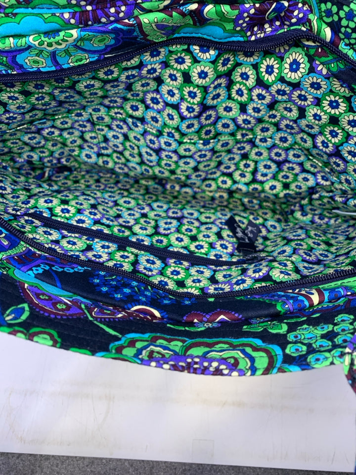 Vera Bradley Angle Tote in Blue Rhapsody- New With Tags