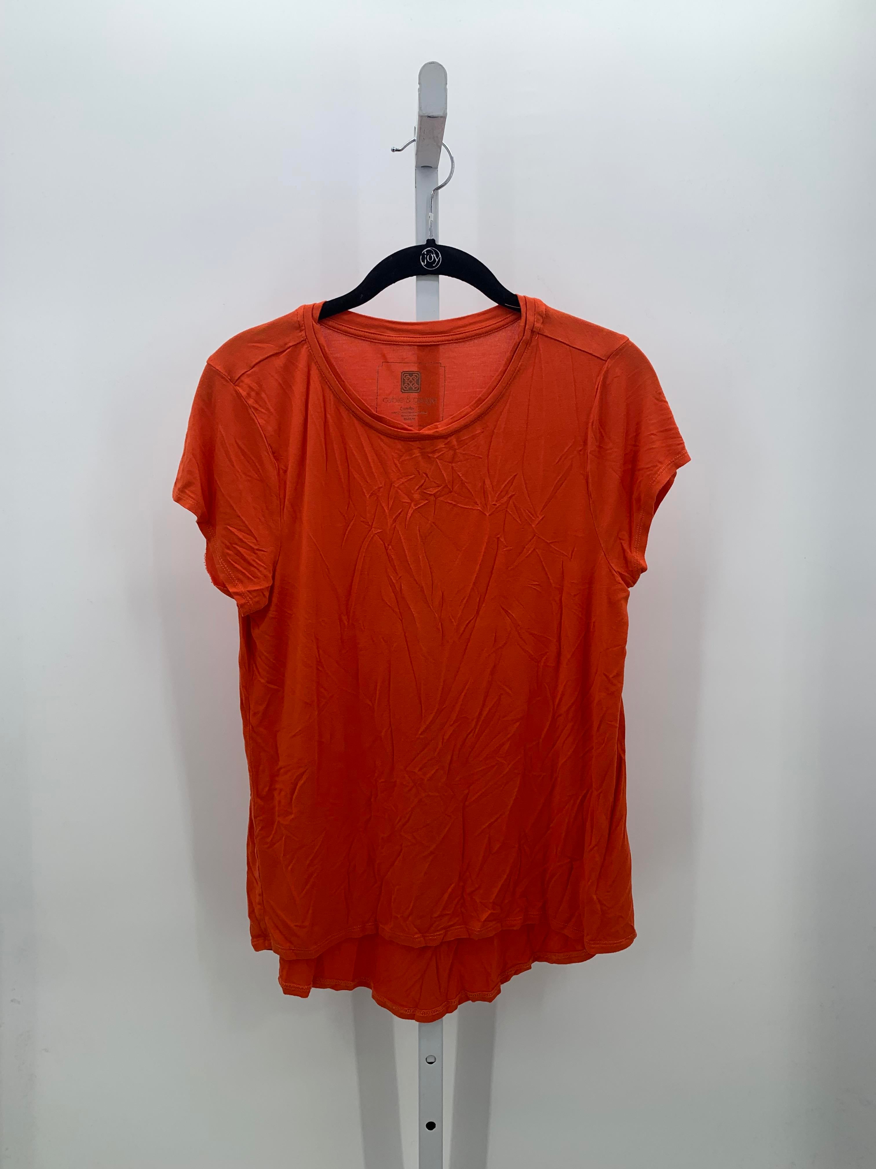 Cable & Gauge Size Medium Misses Short Sleeve Shirt