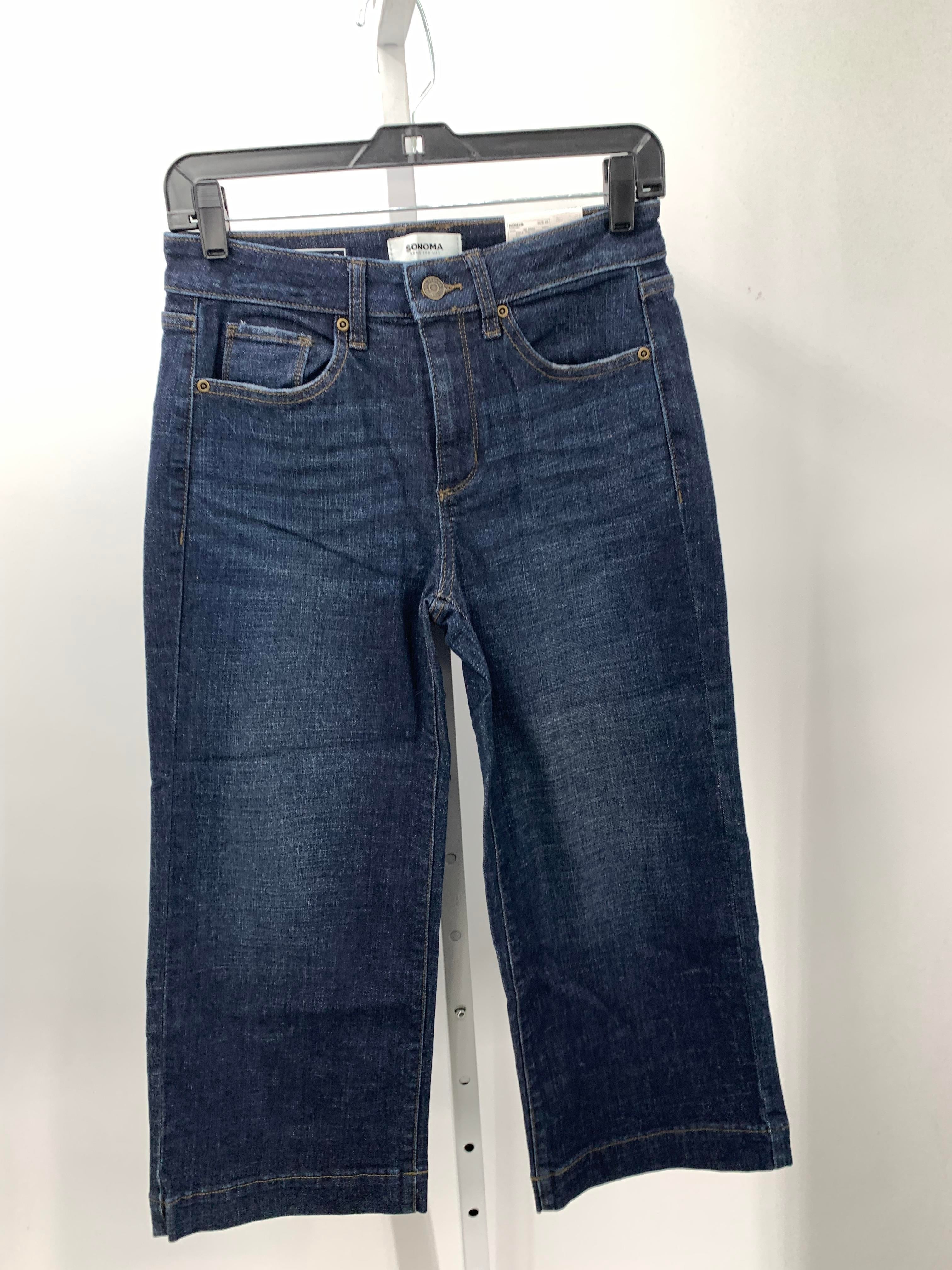Sonoma Size 4 Misses Cropped Jeans