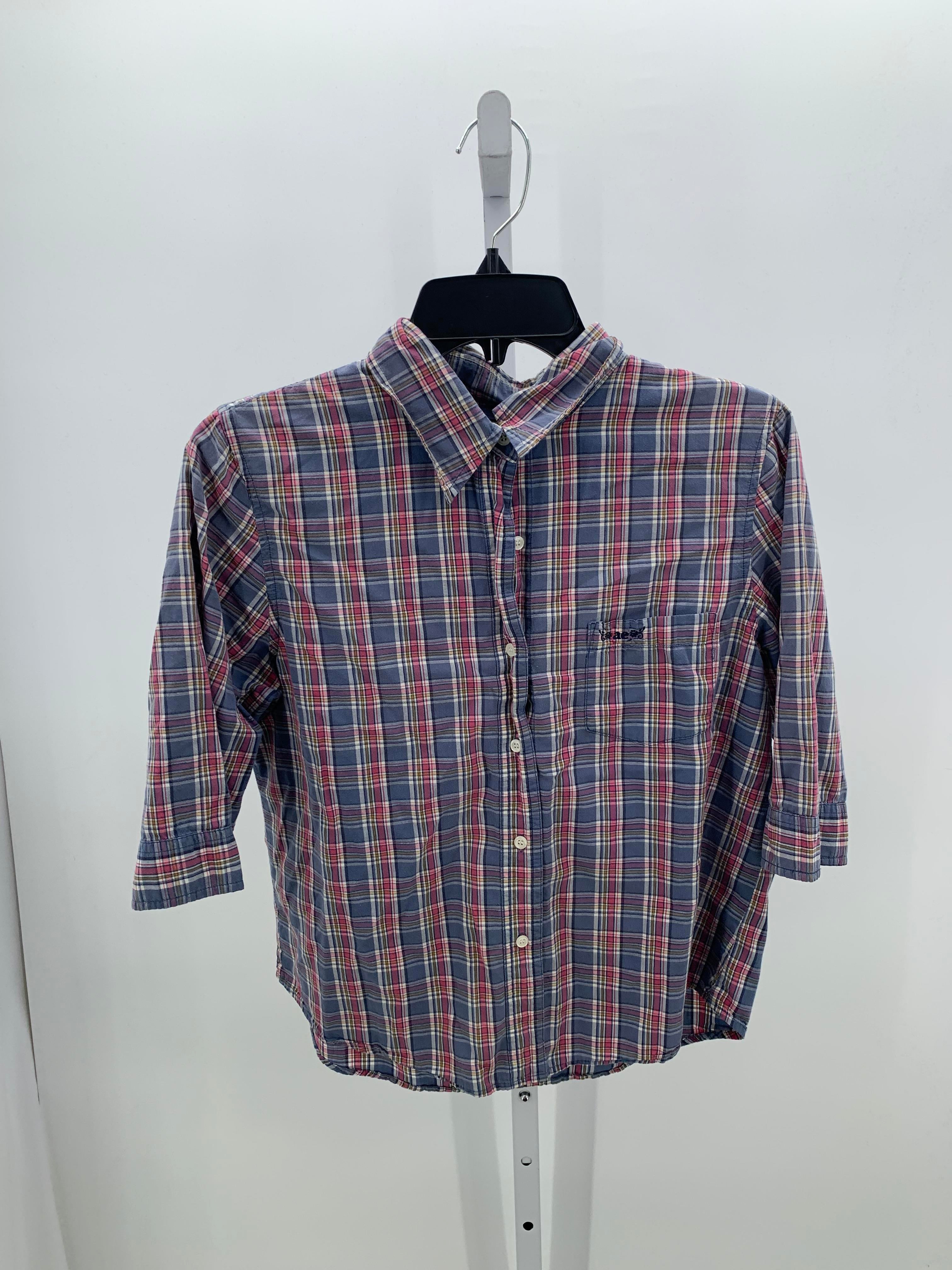 American Eagle Size Large Juniors 3/4 Sleeve Shirt