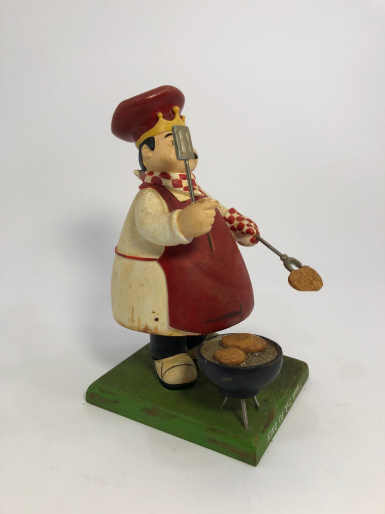 KING OF THE GRILL BOBBLE HEAD.