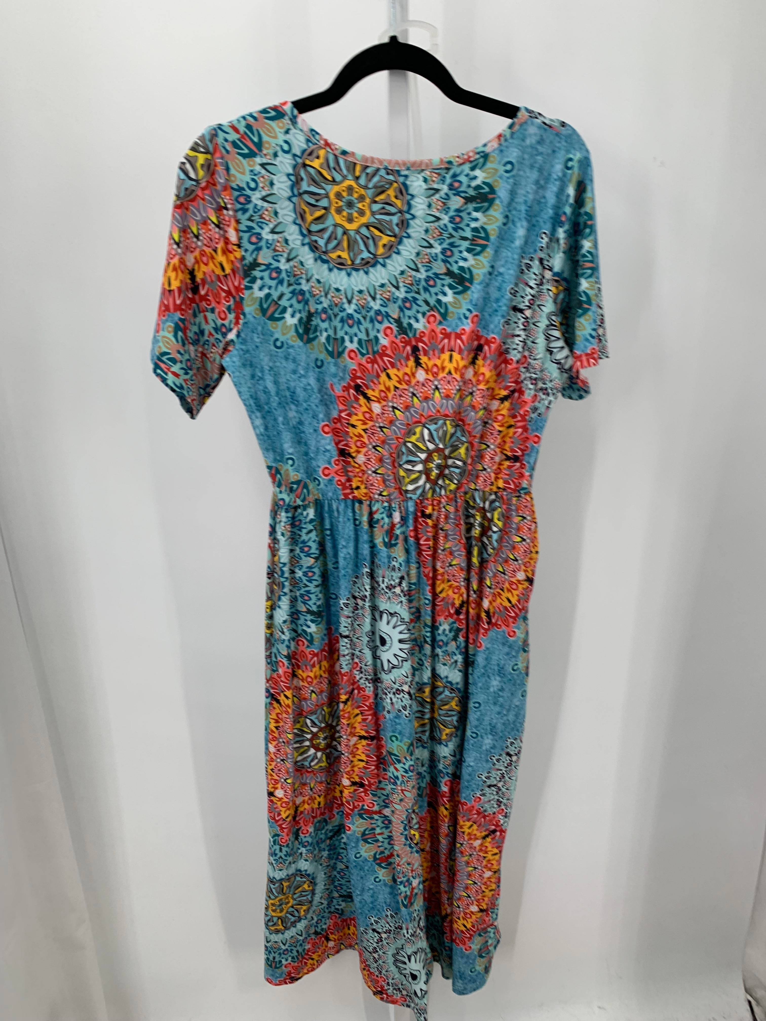 Size Large Misses Short Sleeve Dress