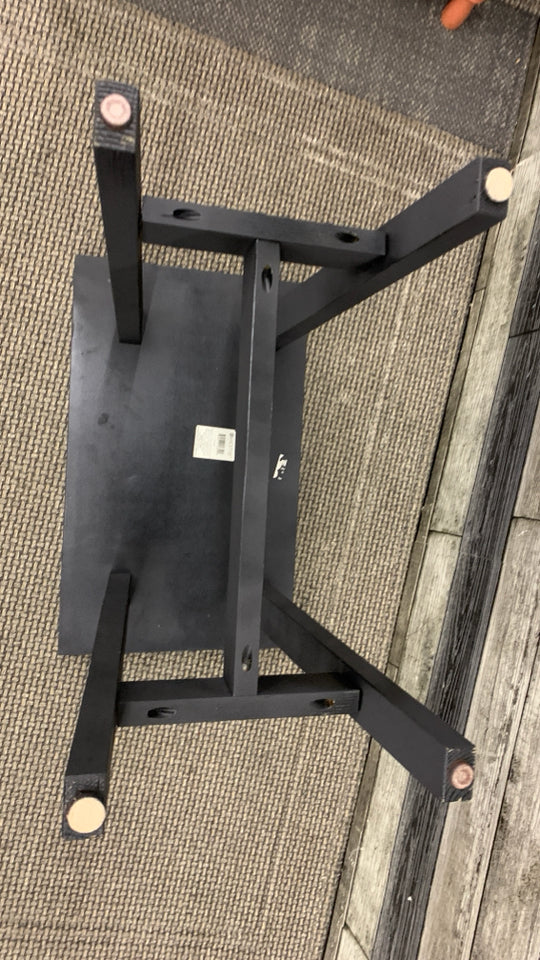 MATTE BLACK STOOL.