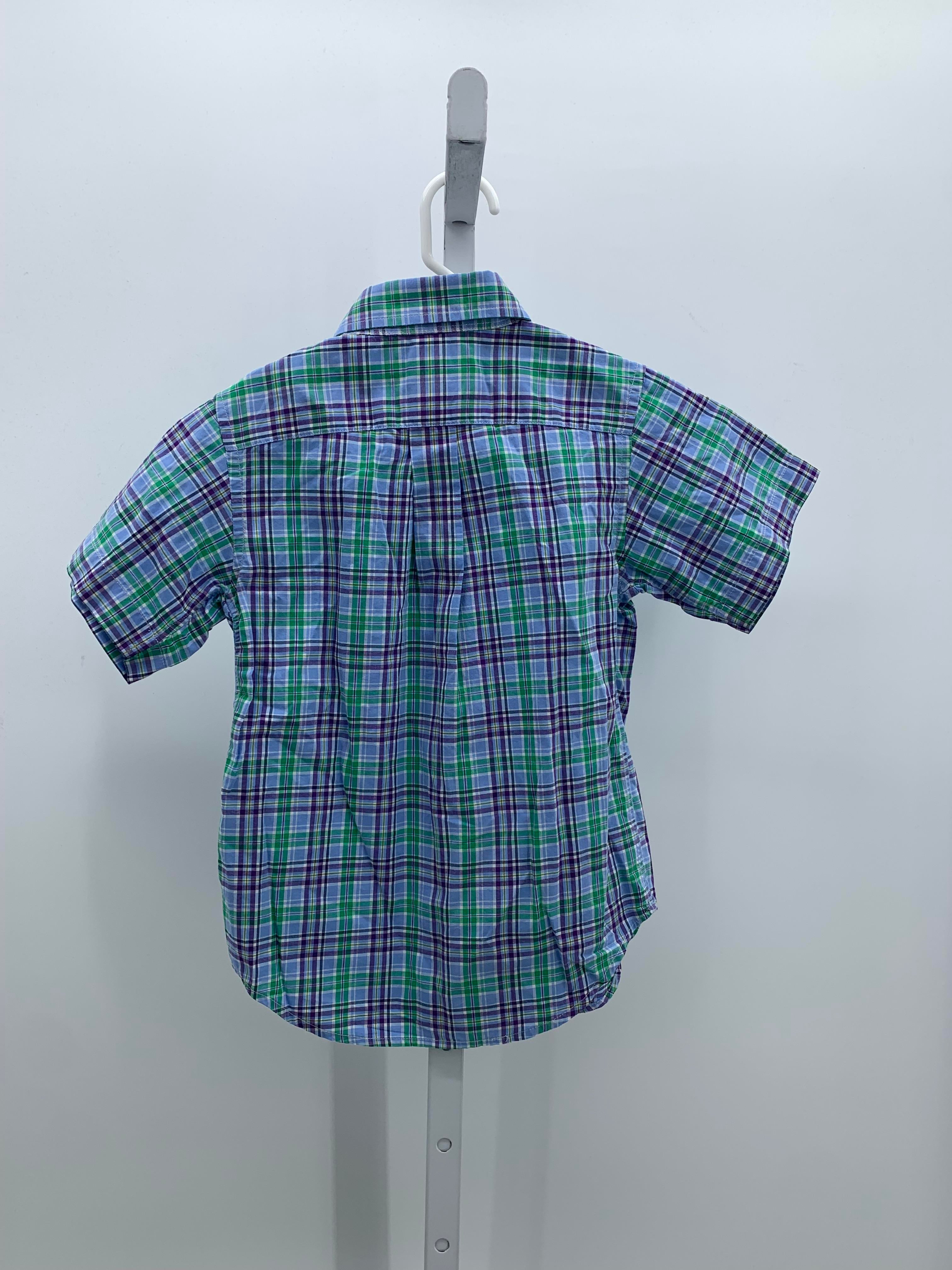GREEN PLAID BTN DOWN