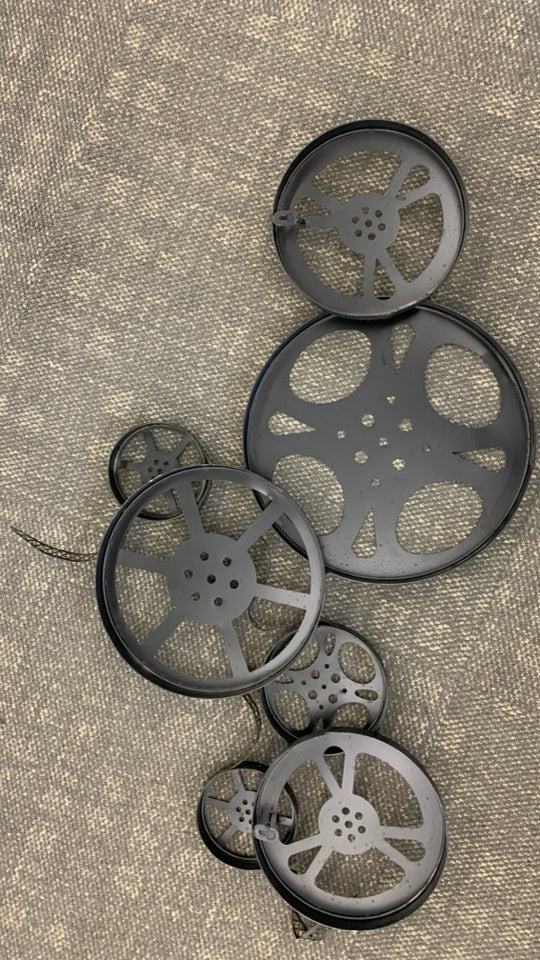 METAL FILM REEL WALL-ART.