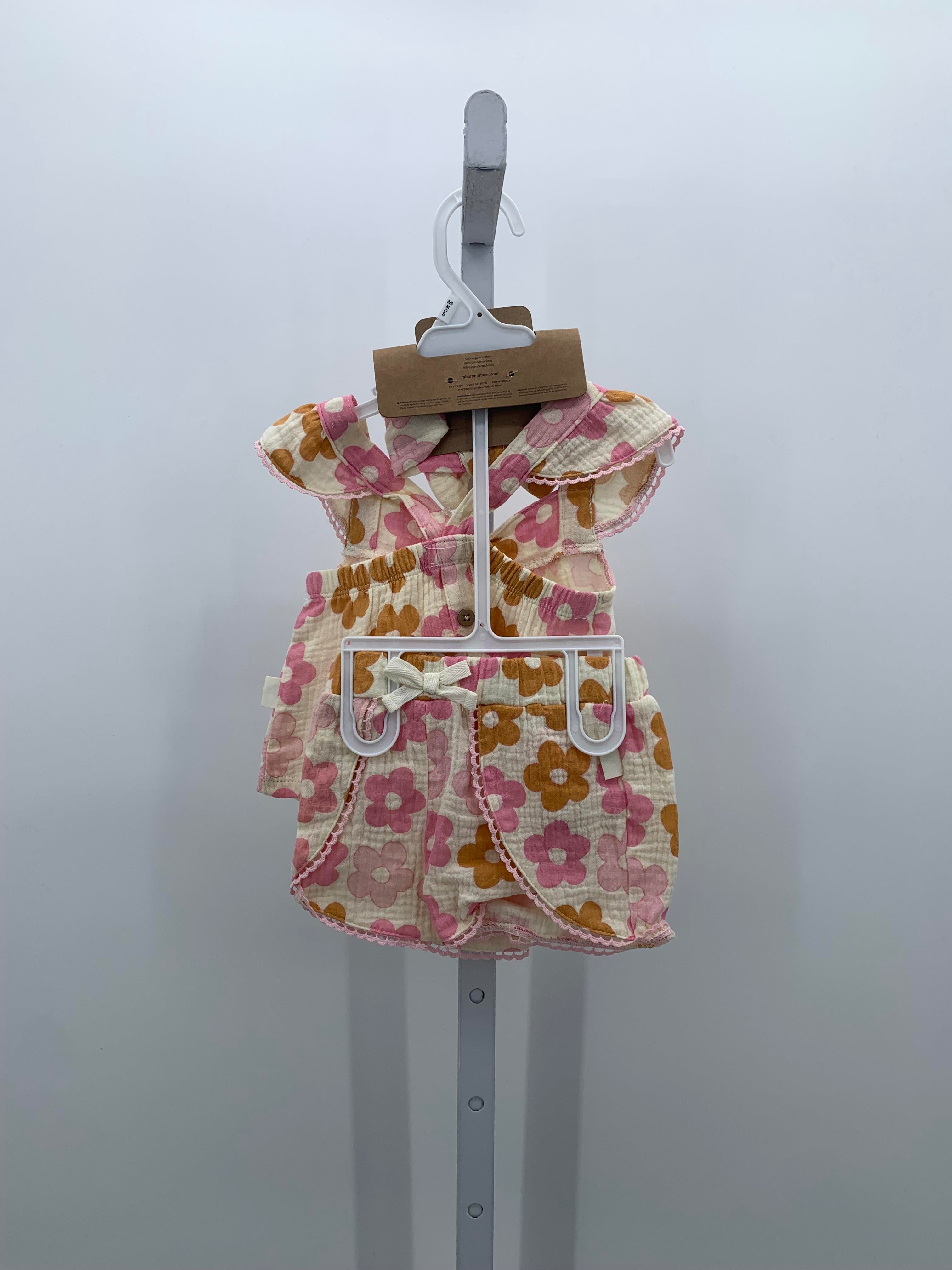 Rabbit + Bear Size 3-6 Months Girls 2 Pieces