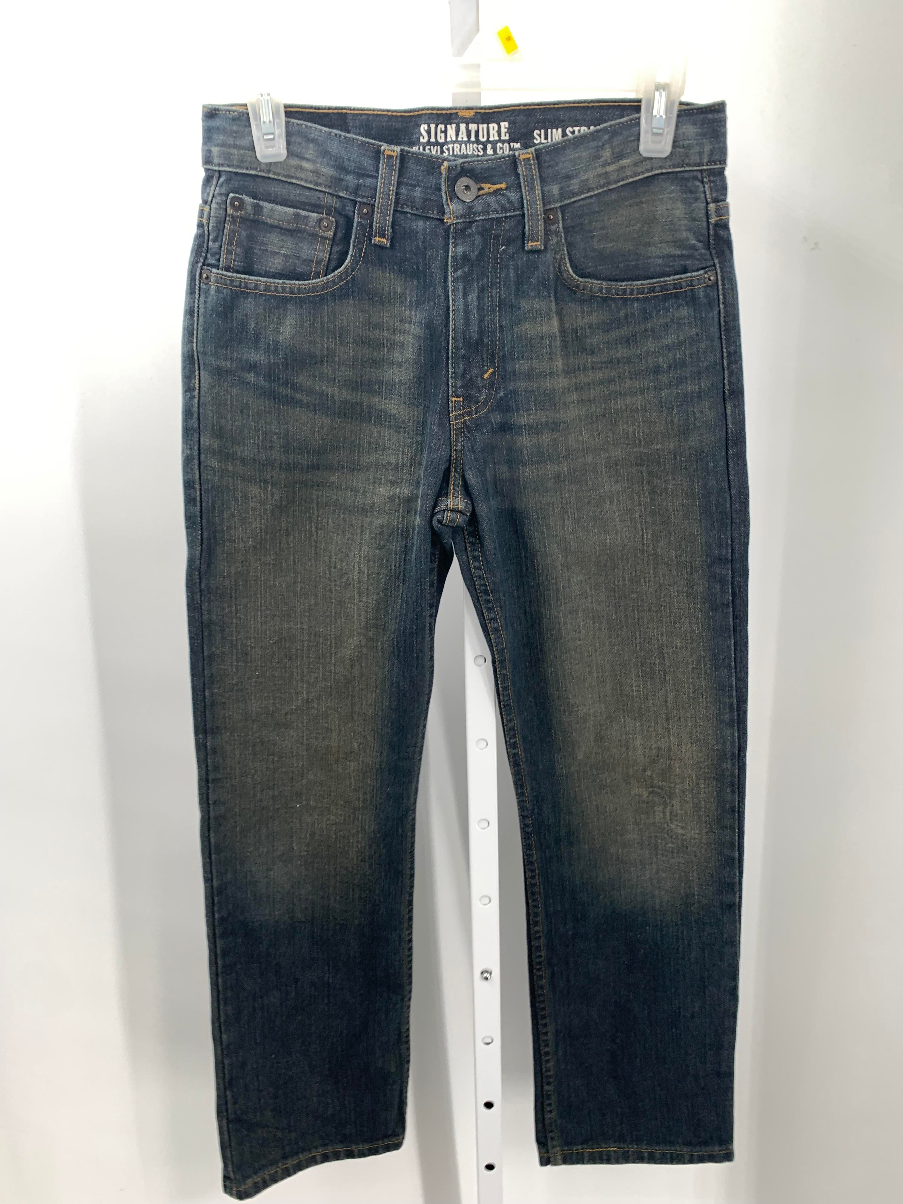 ADJ WAIST SLIM STRAIGHT