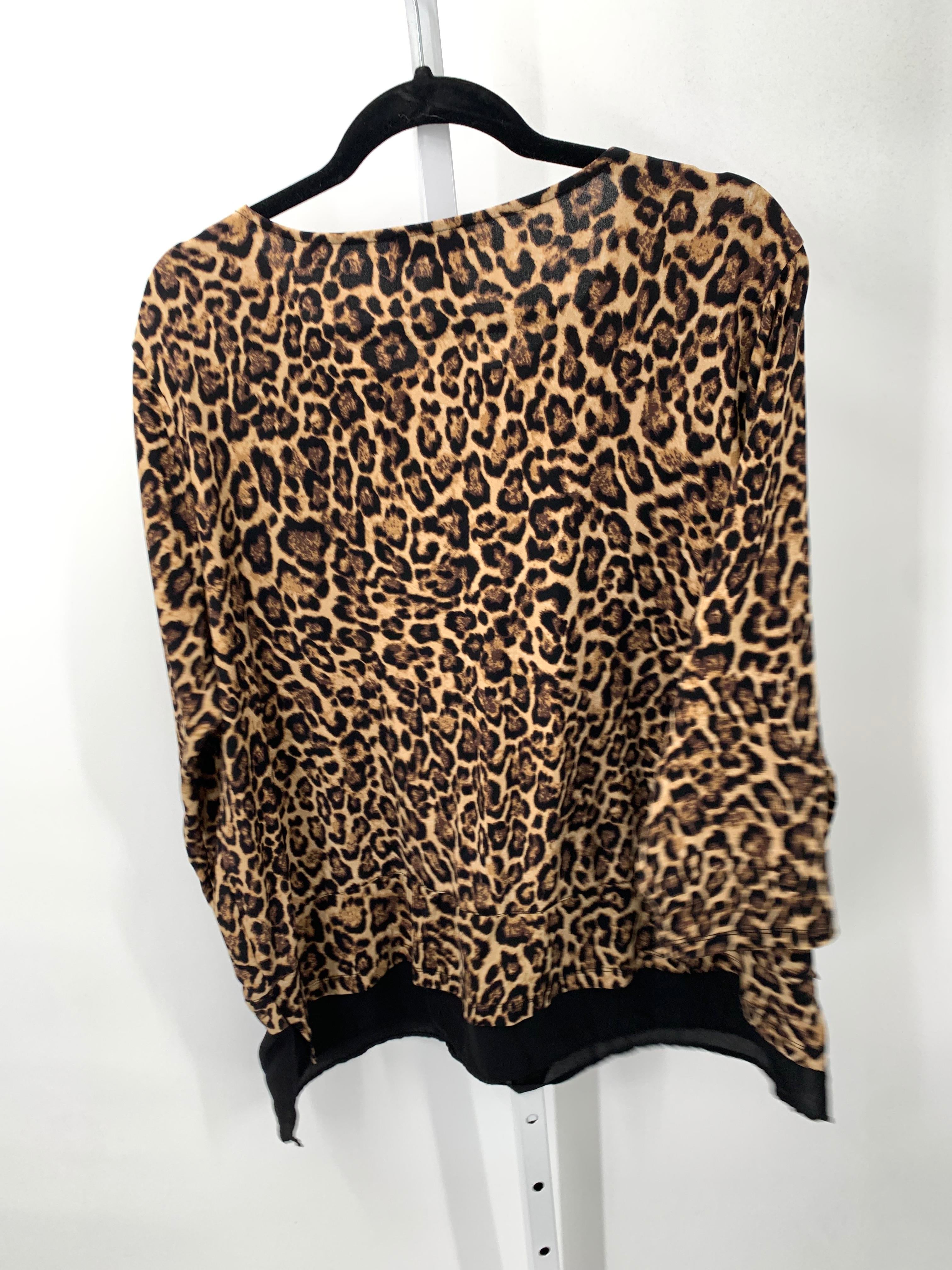 Tahari Size 1X Womens 3/4 Sleeve Shirt