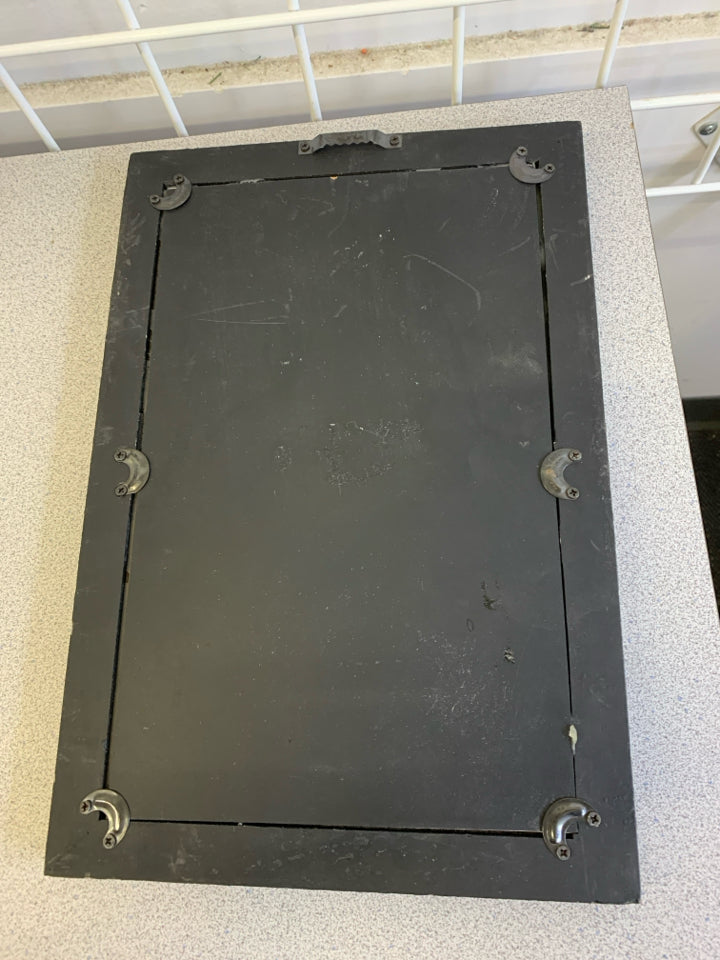 DISTRESSED FRAME MERCURY GLASS EUROPEAN CITIES.