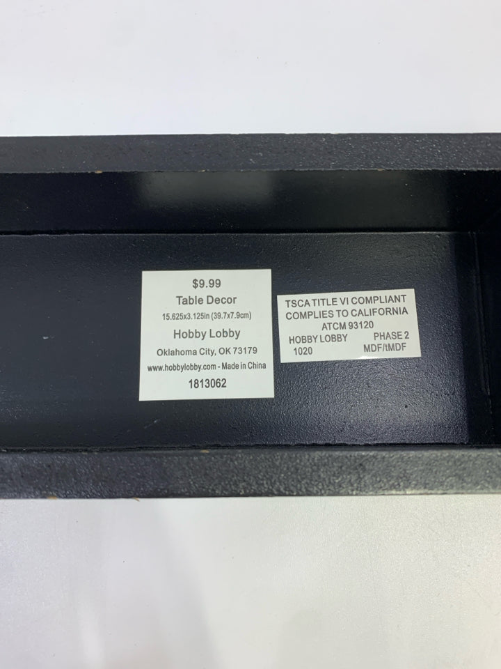 SIT BACK RELAX WOOD BLOCK DECOR.