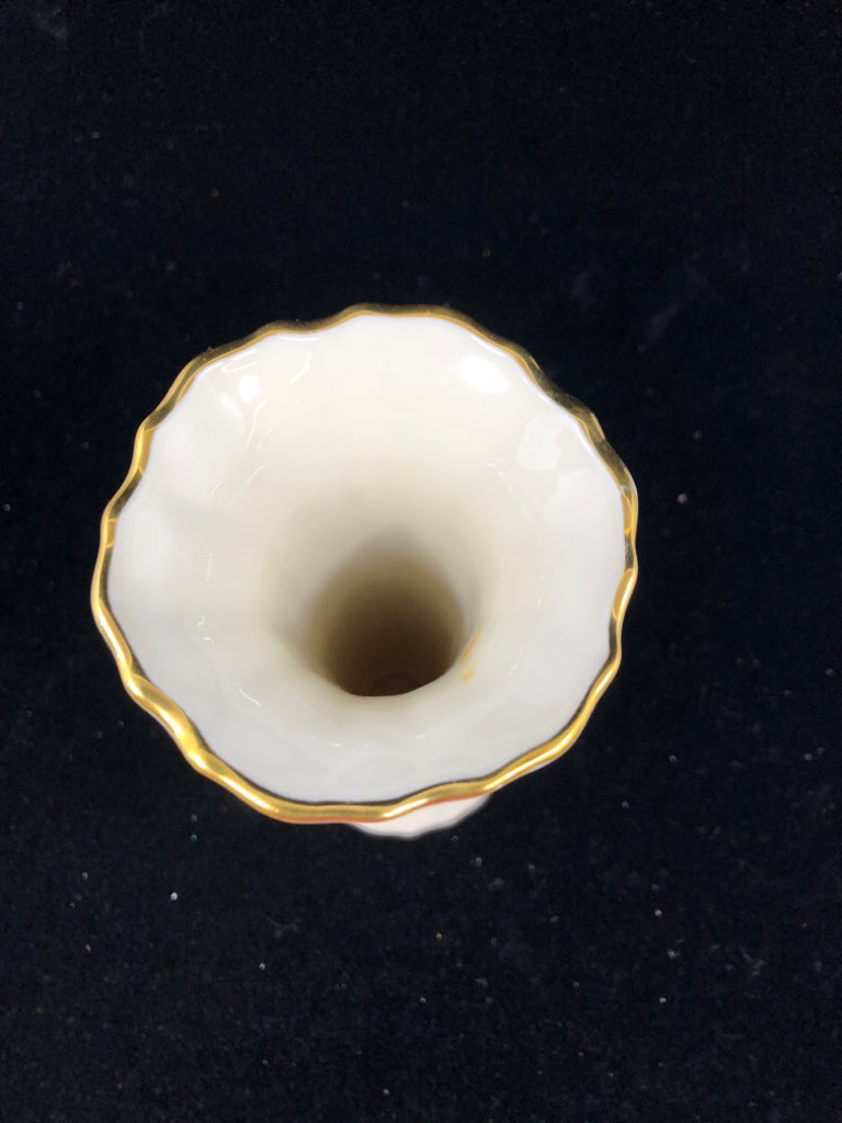 TALL FLARED LENOX VASE.
