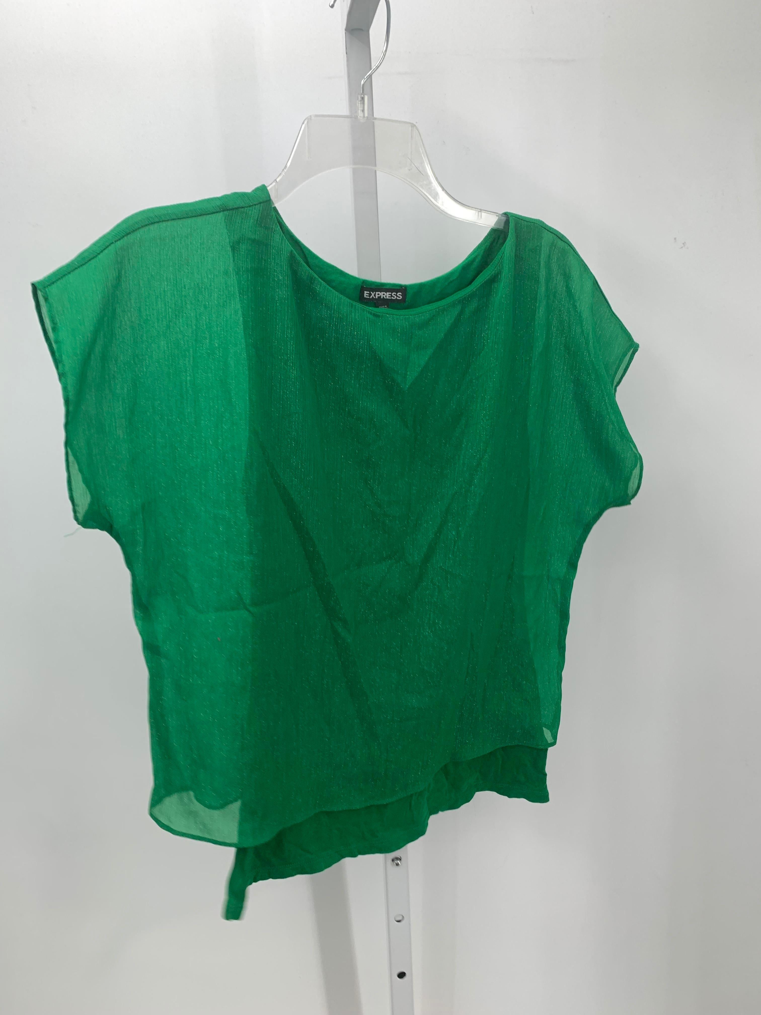 Express Size Small Misses Short Sleeve Shirt