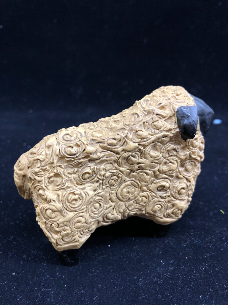 TAN SHEEP FIGURE.
