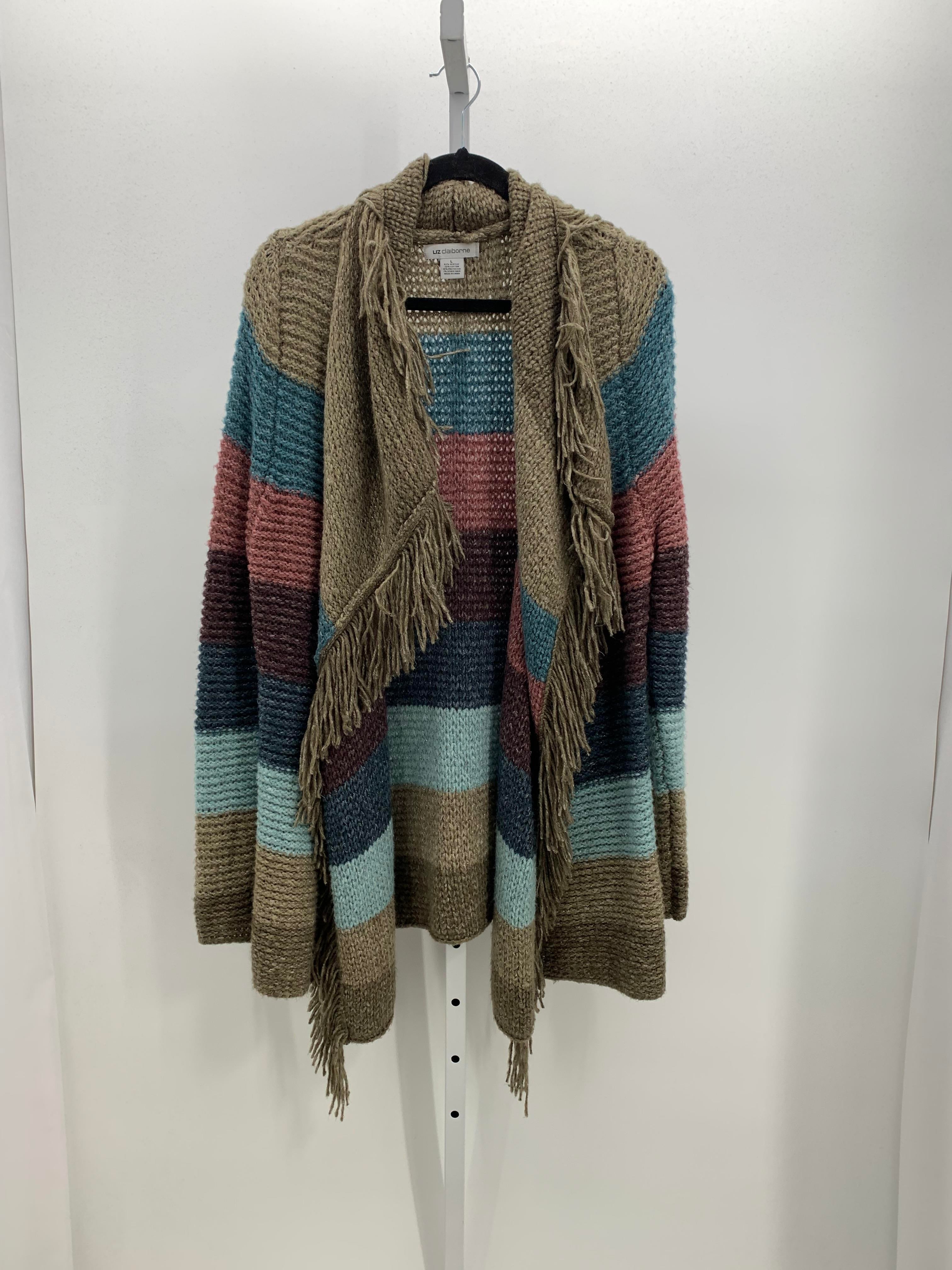 Liz Claiborne Size Large Misses Cardigan