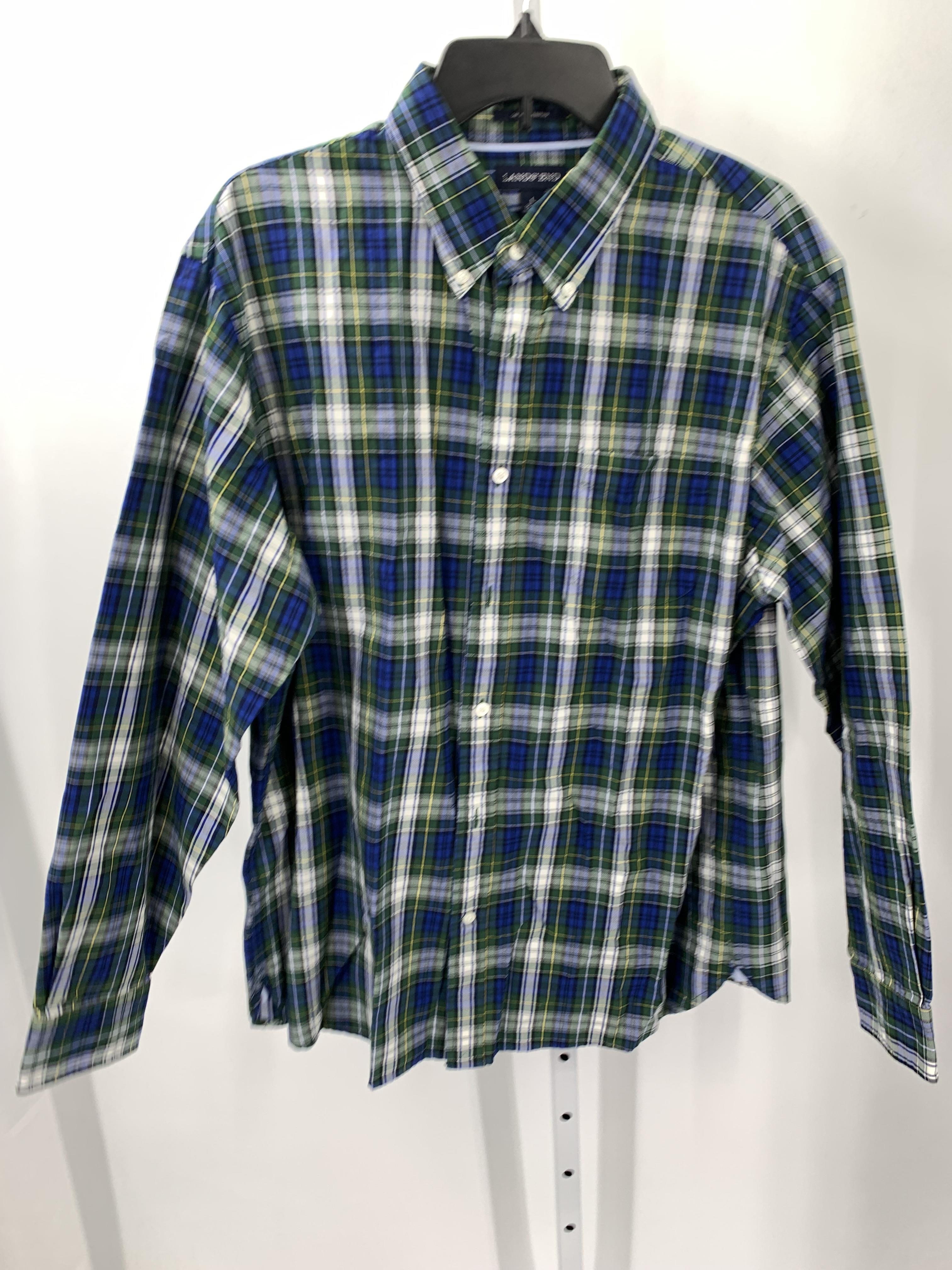 GREEN WHITE PLAID
