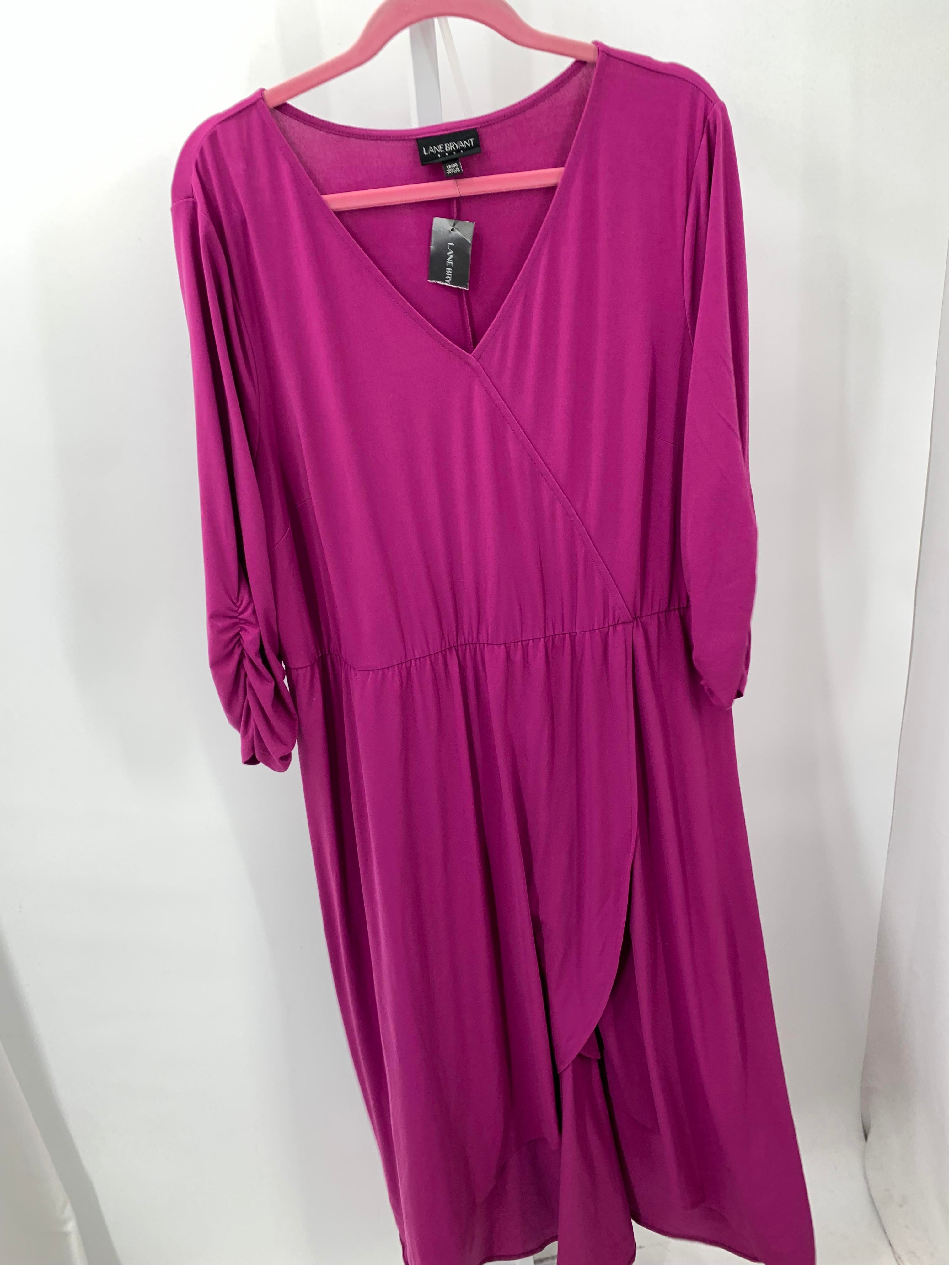 Lane Bryant Size 18/20 W Womens Long Sleeve Dress