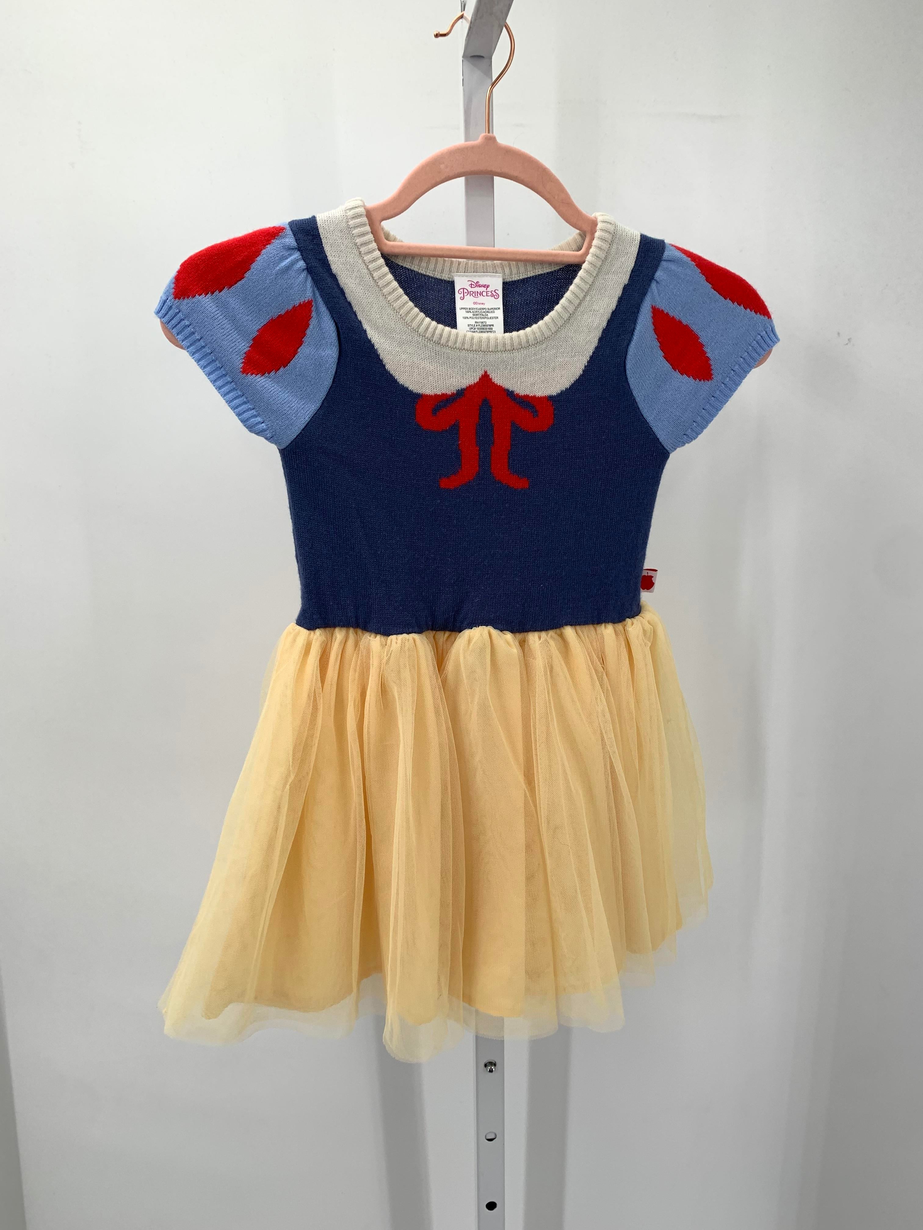 Disney Princess Size 5T Girls Short Sleeve Dress