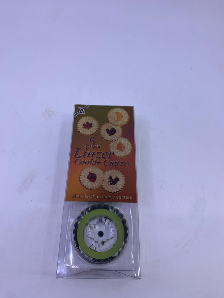 NIP 6 AUTUMN LINZER COOKIE CUTTERS