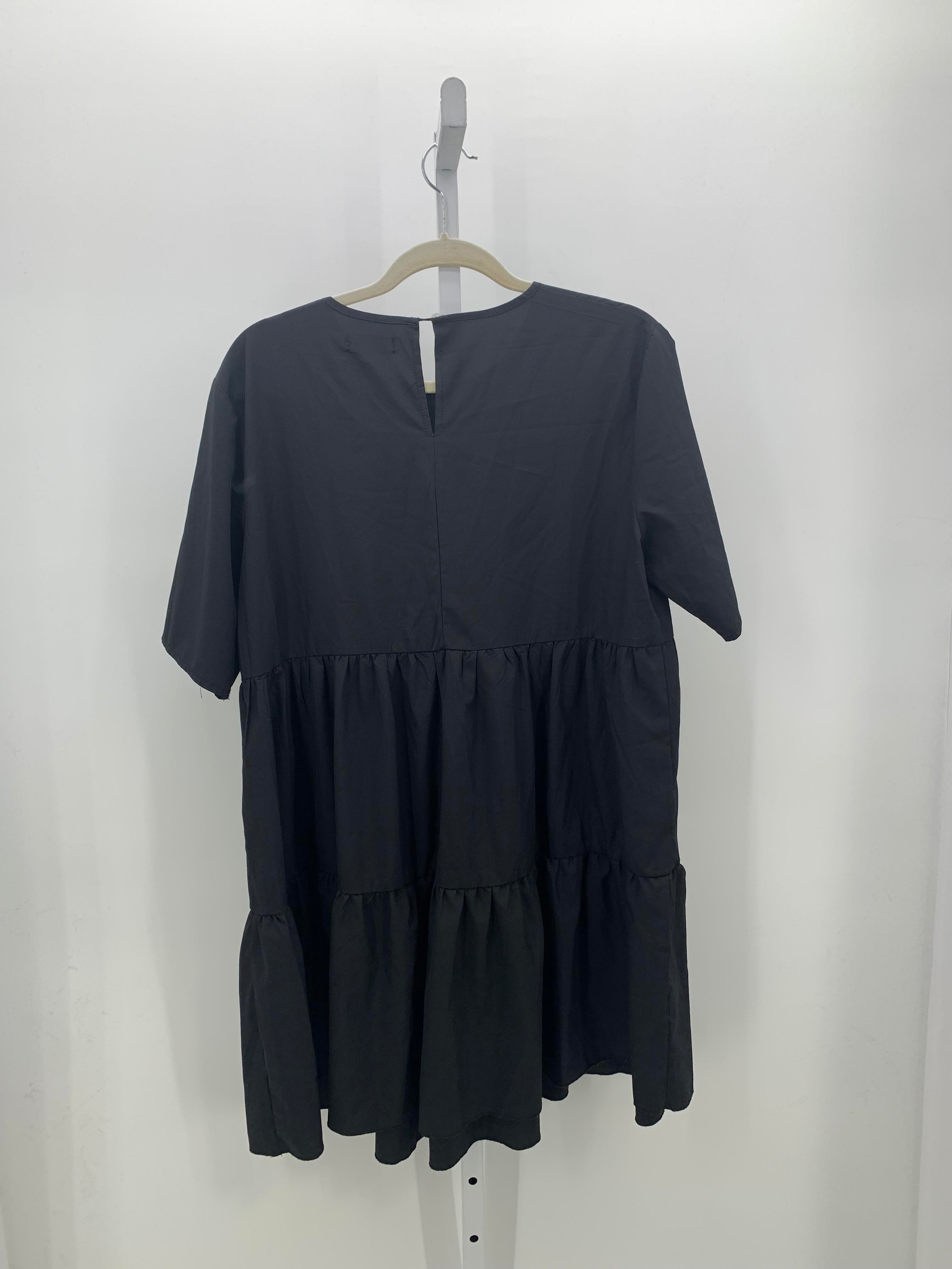 Black Size 10 Maternity Short Sleeve Dress