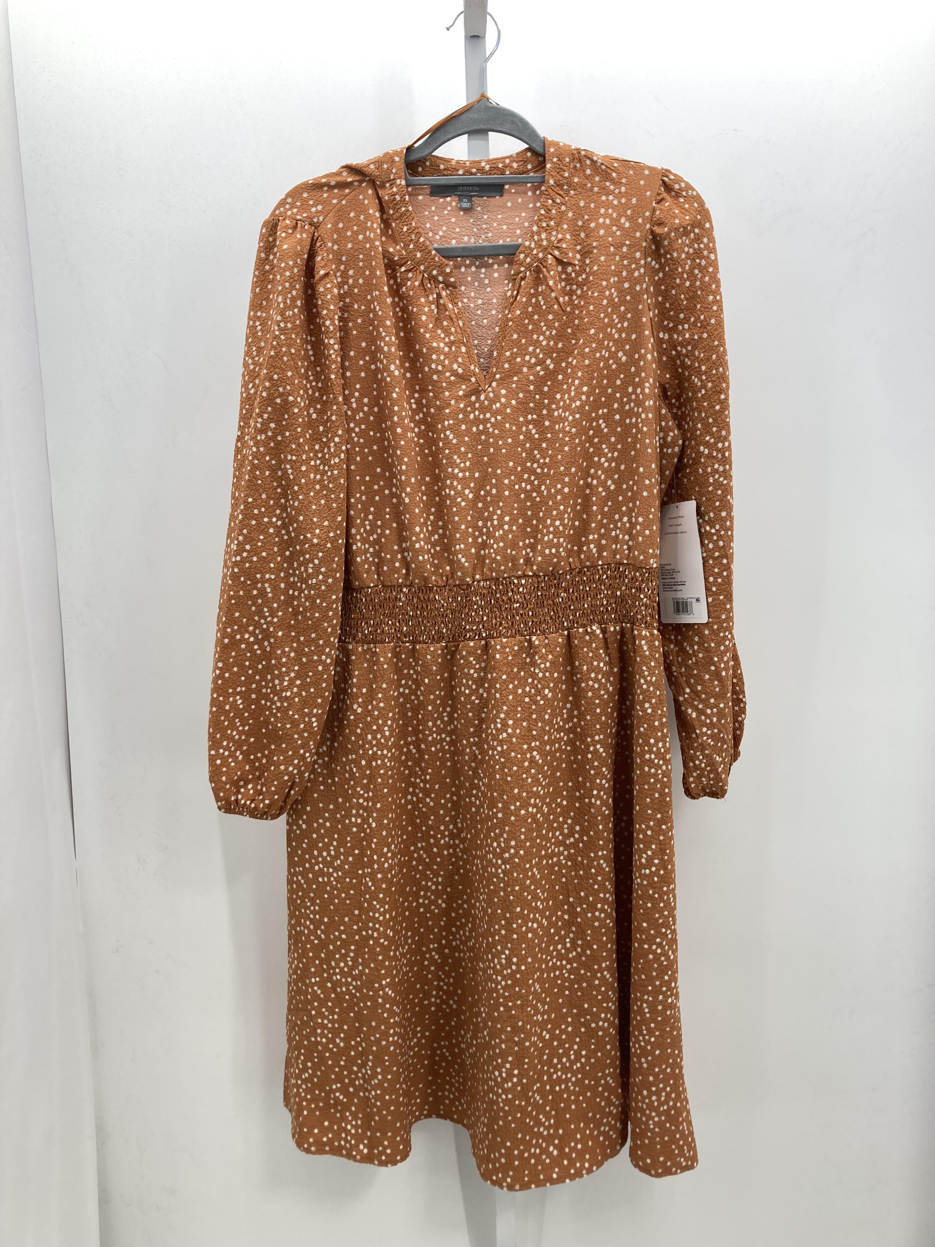 Berkley Jensen Size Extra Large Misses Long Sleeve Dress