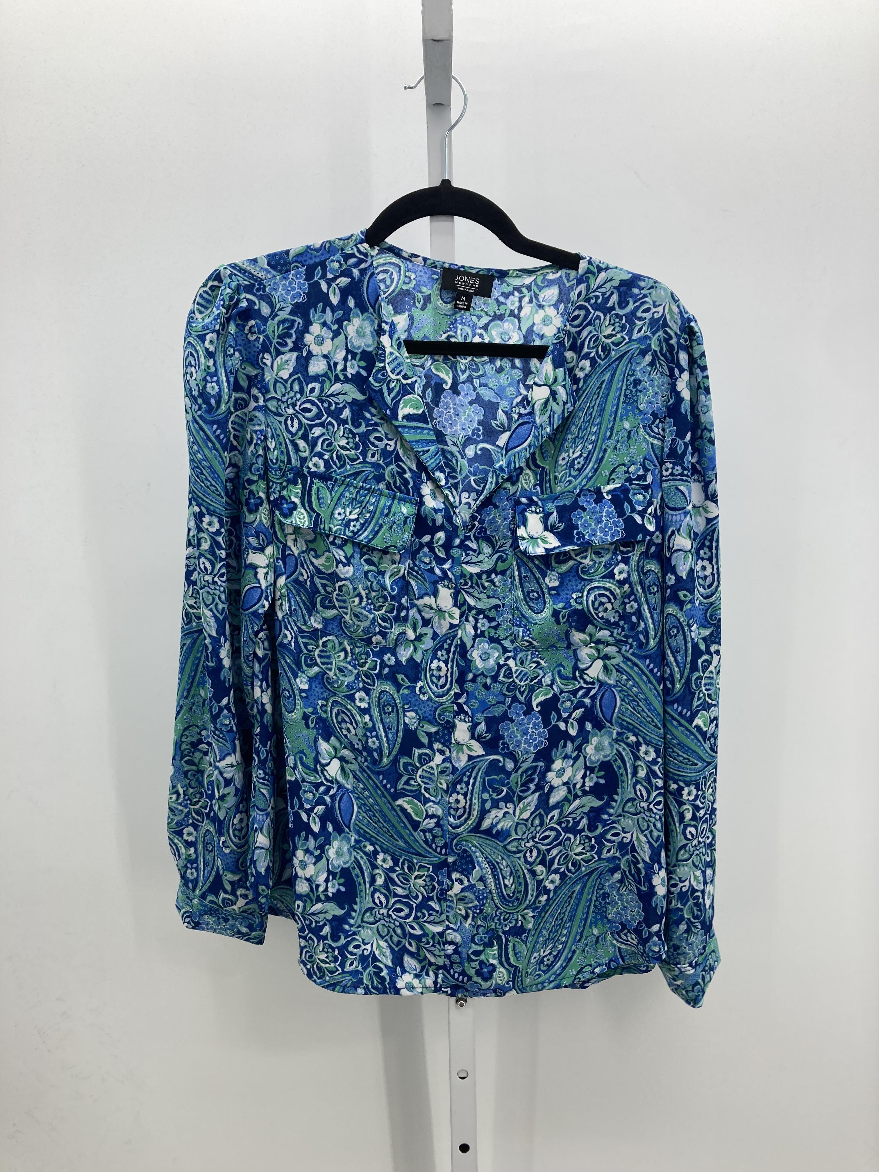 Jones New York Size Medium Misses Long Sleeve Shirt
