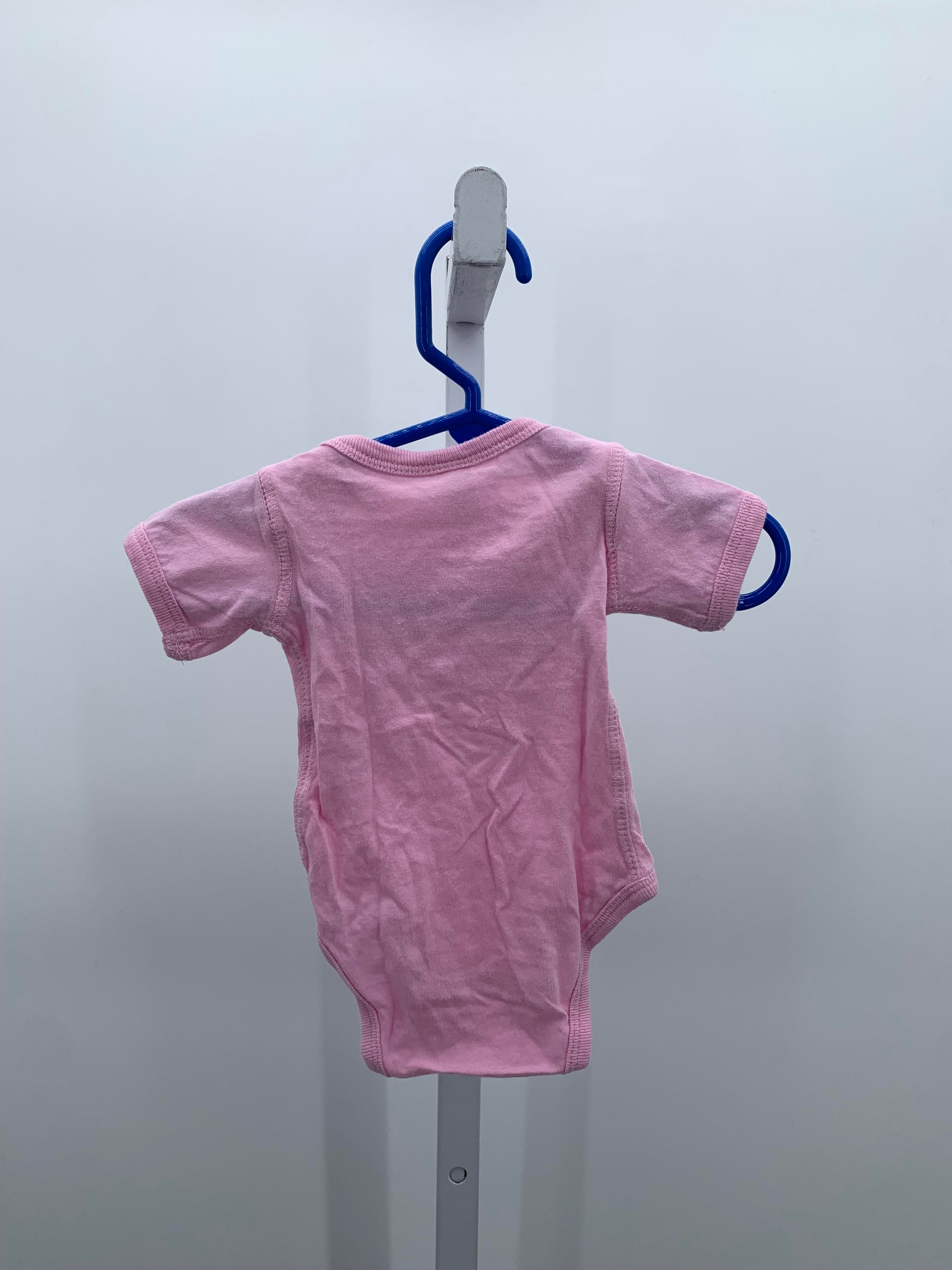Rabbit Skins Size Newborn Girls Short Sleeve Shirt