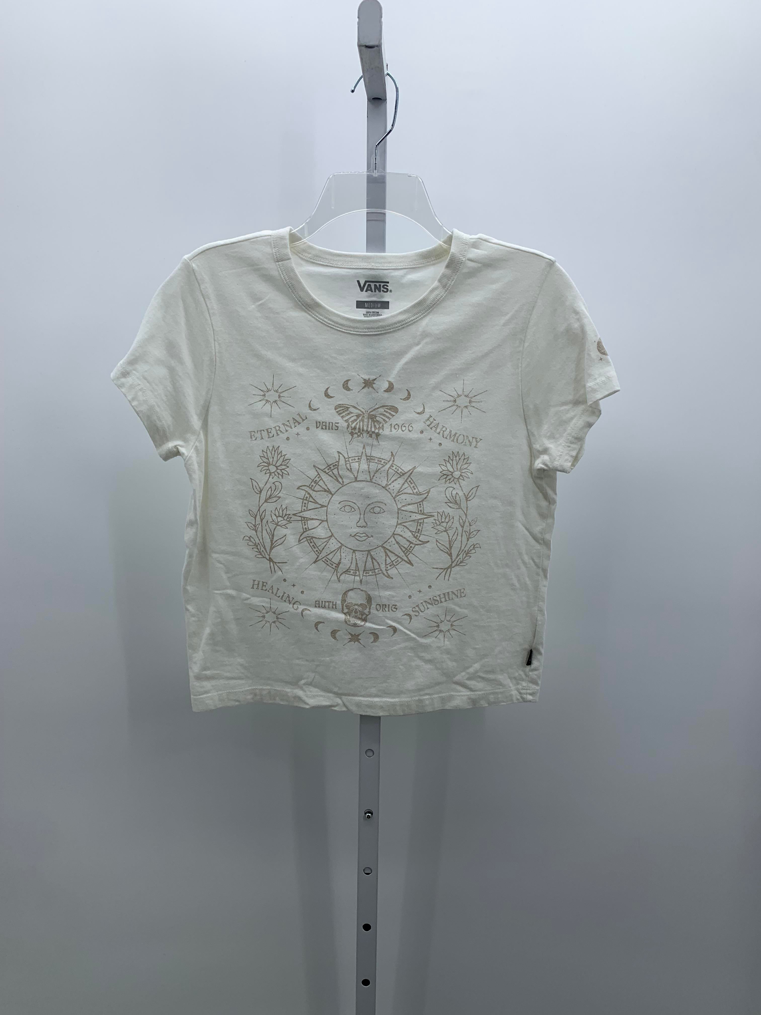 Vans Size Medium Juniors Short Sleeve Shirt