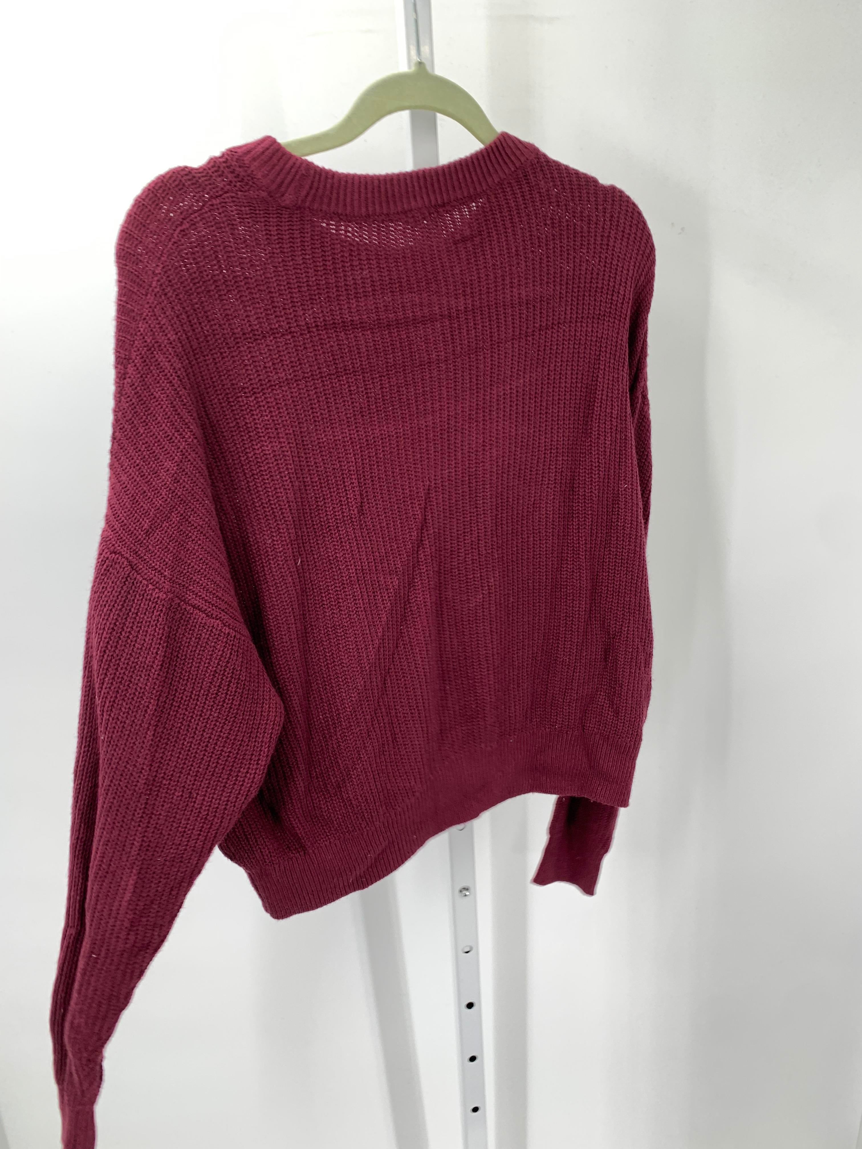 Garage Size Medium Juniors Long Sleeve Sweater