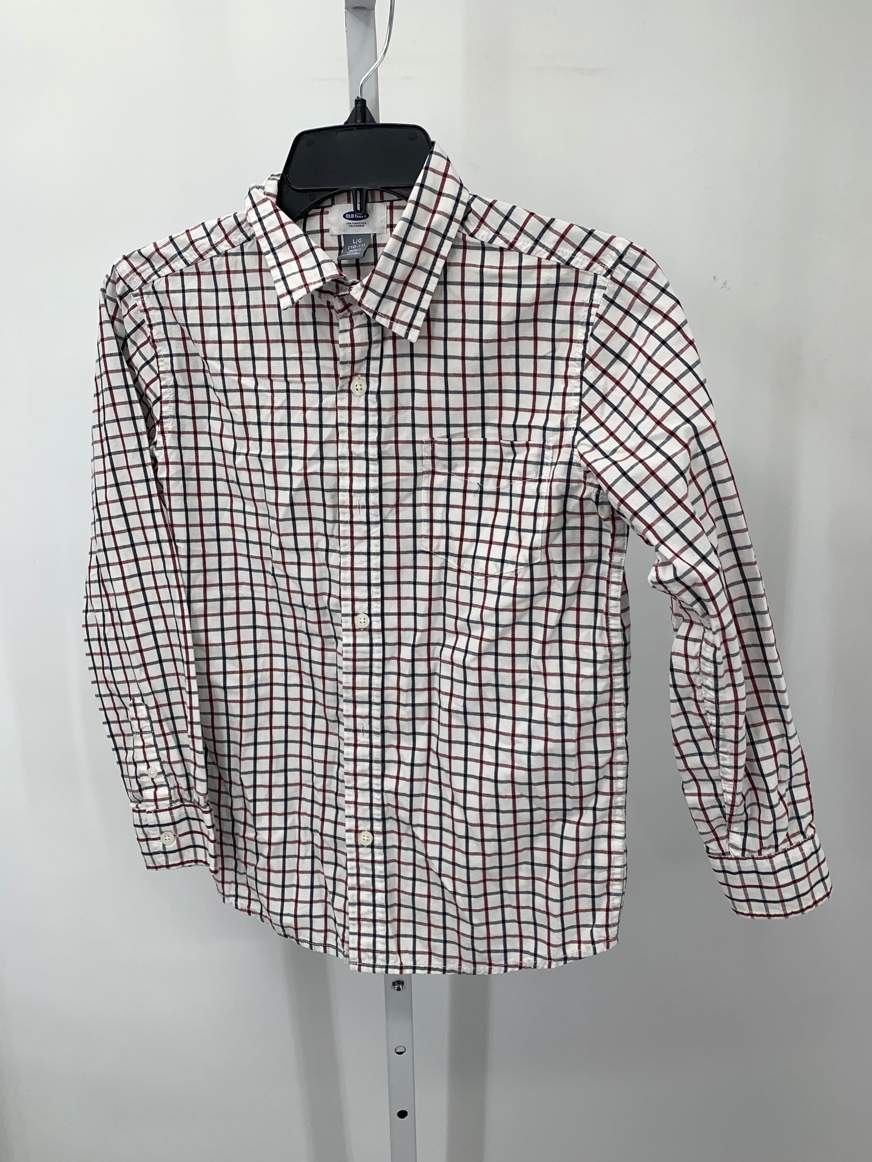 BLUE RED PLAID BTN DOWN