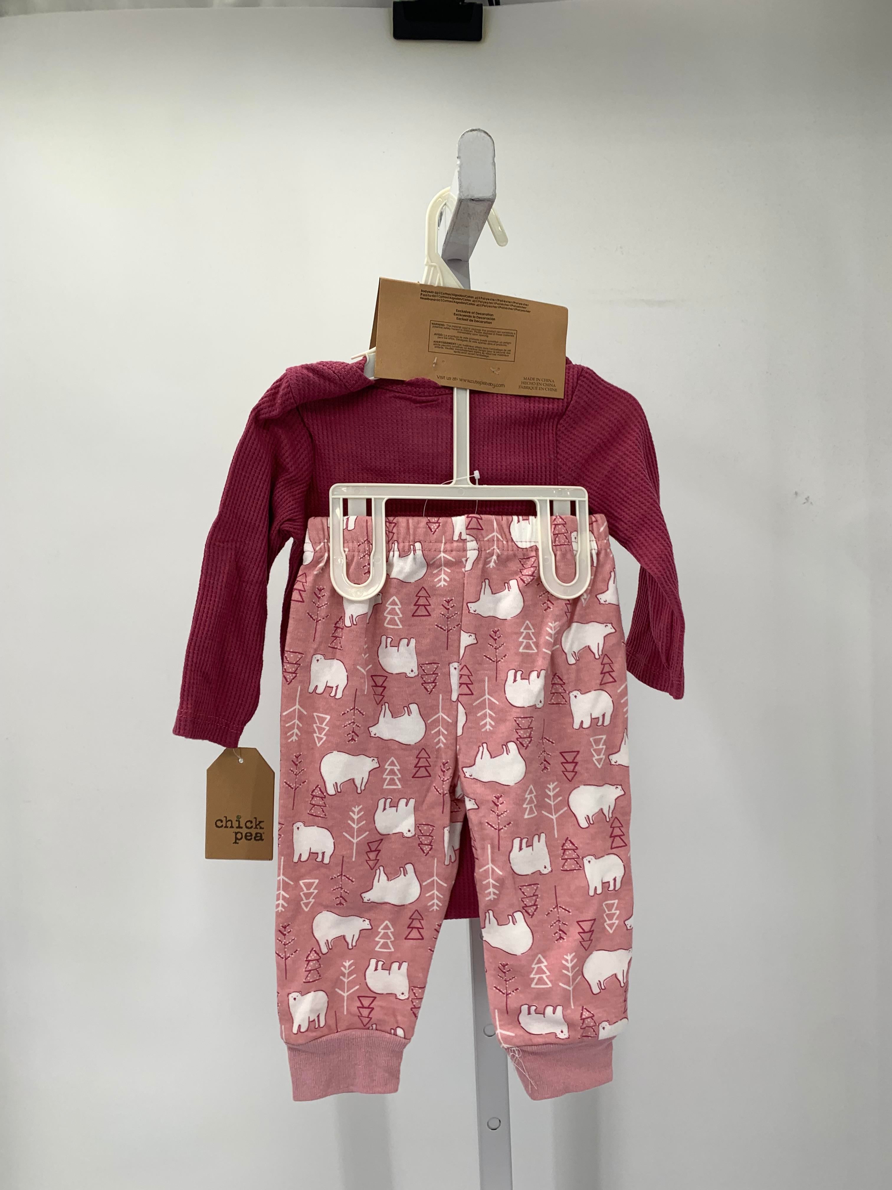 Chick Pea Size 3-6 Months Girls 2 Pieces