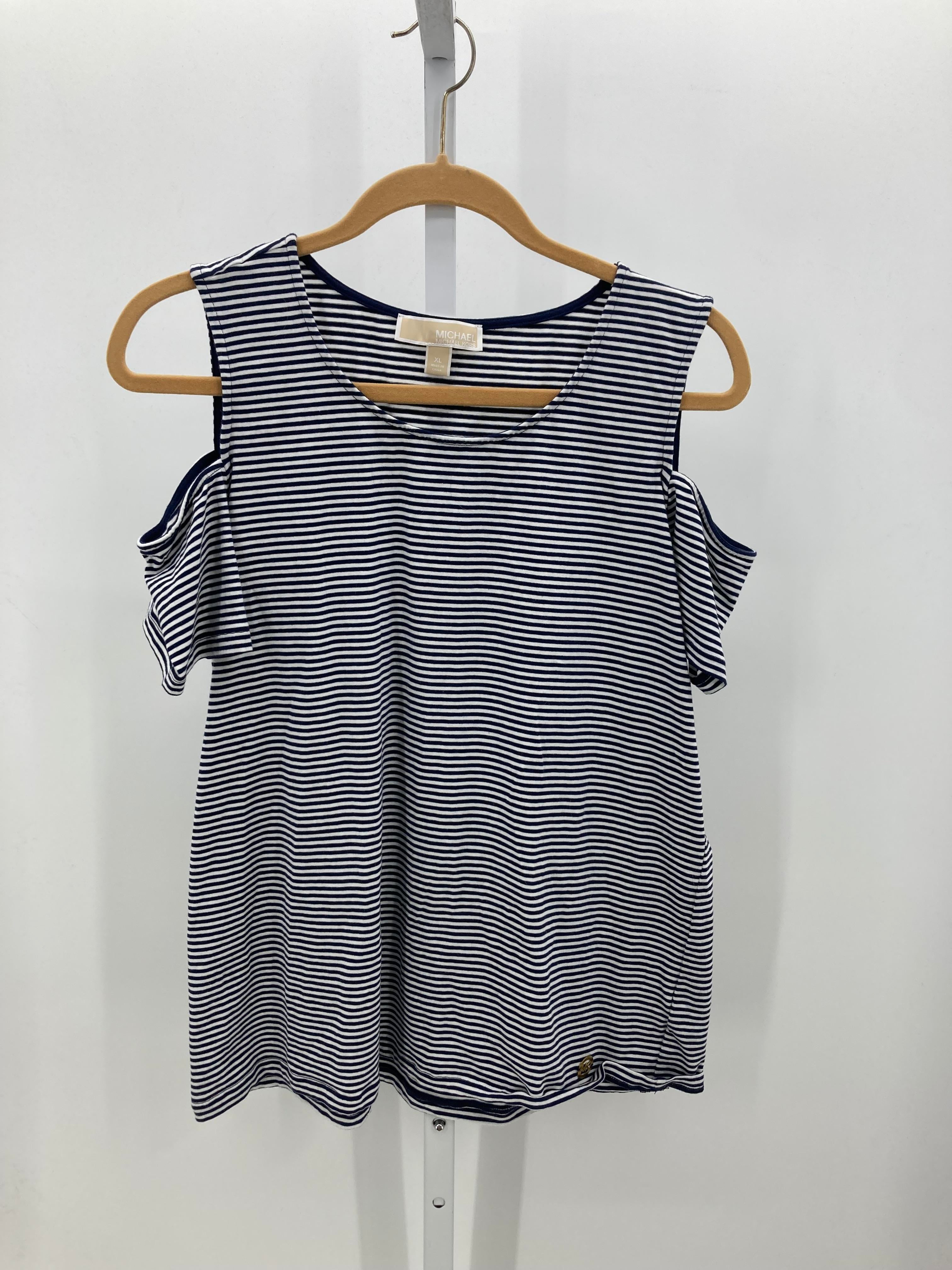 Michael Kors Size Extra Large Misses Short Sleeve Shirt